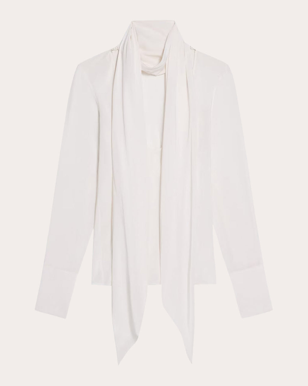 Scarf Silk Blouse