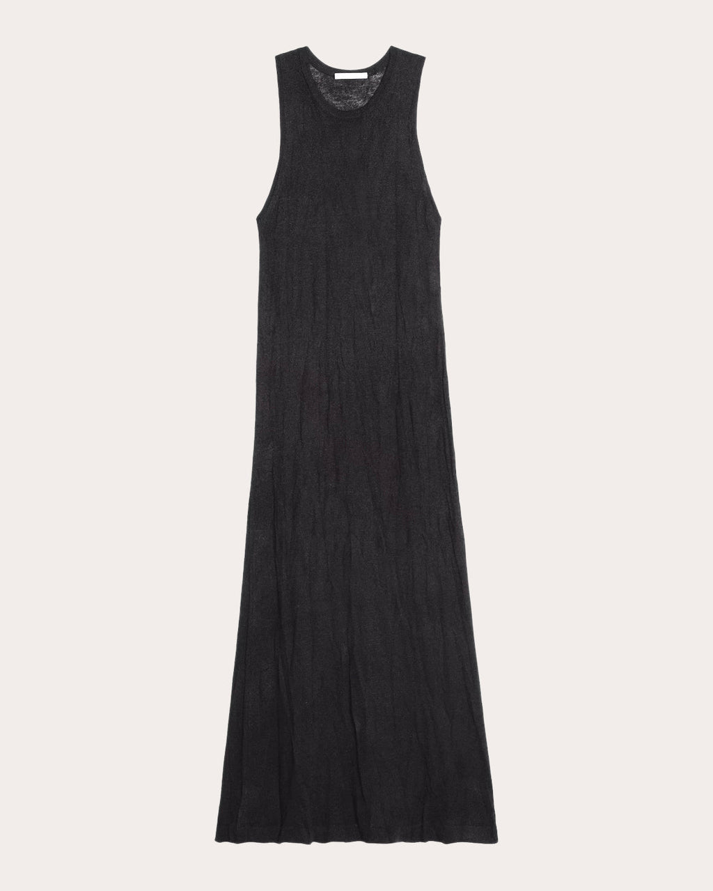 Sleeveless Crushed Knit Maxi Dress