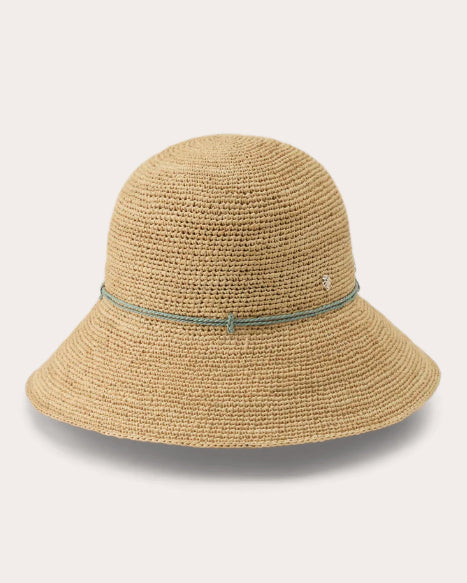 Villa 9 Crocheted Raffia Cloche Hat