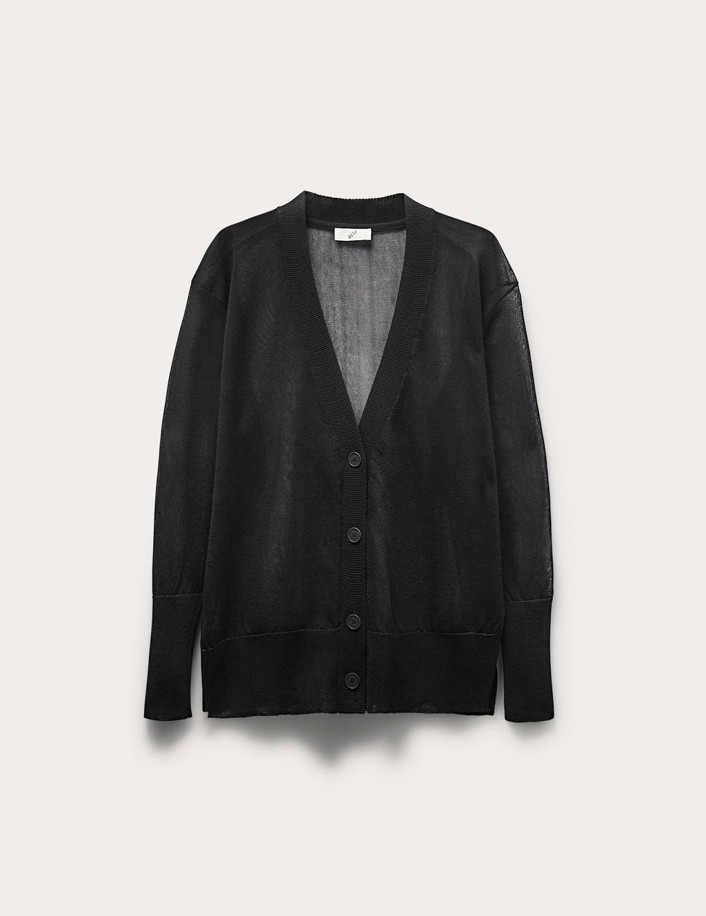 Semi-Sheer Knit Cardigan