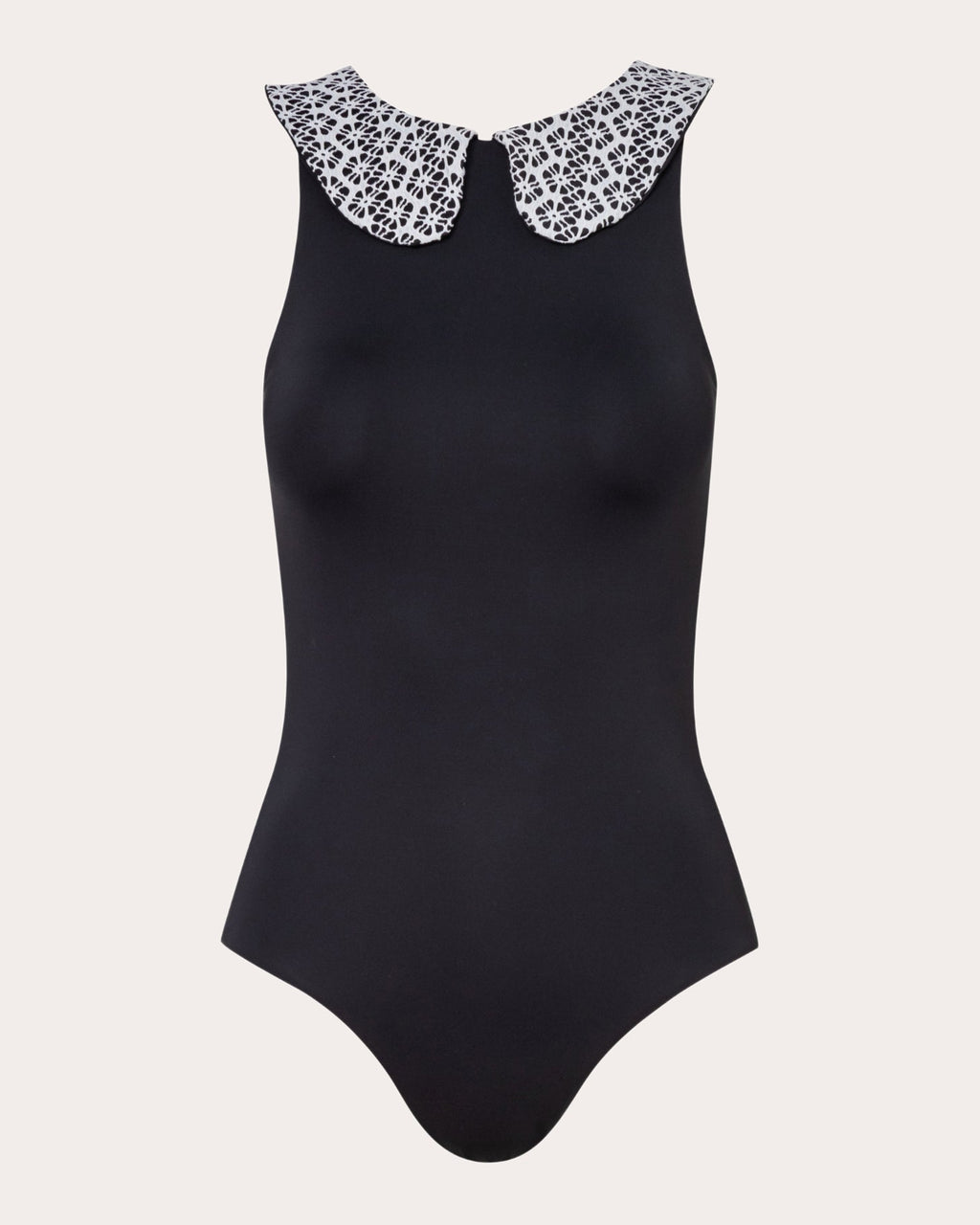 Silvia Floral Mesh Trimmed Swimsuit