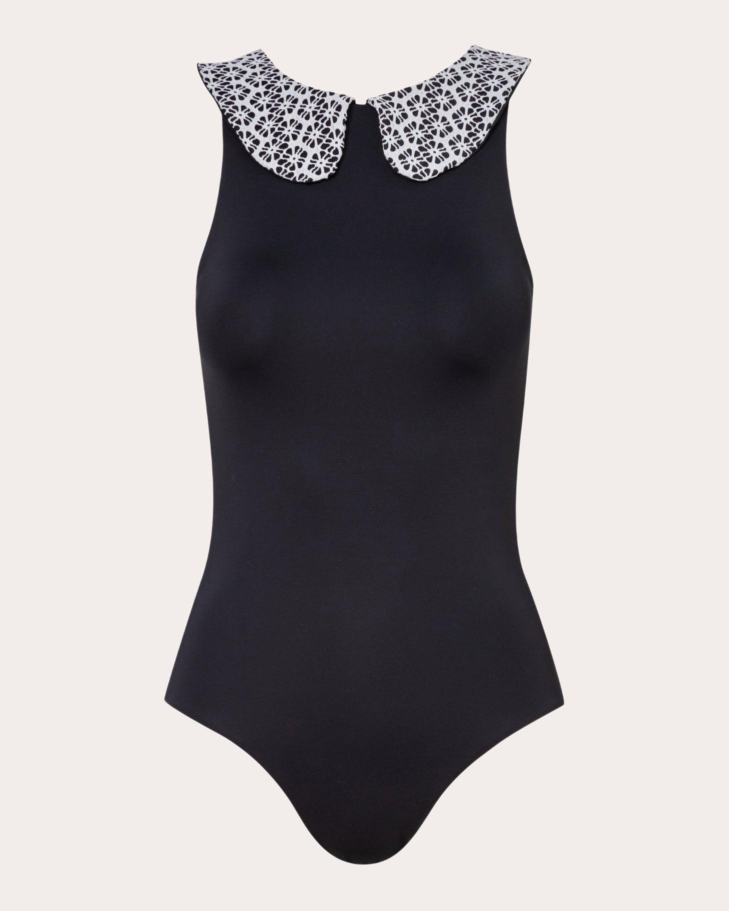 Silvia Floral Mesh Trimmed Swimsuit
