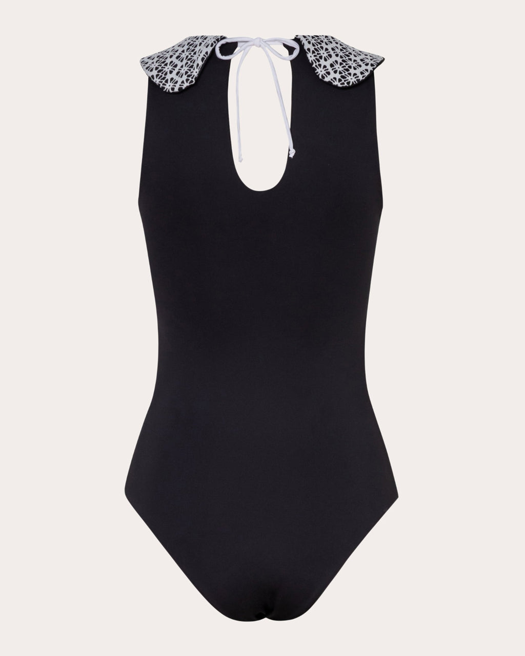 Silvia Floral Mesh Trimmed Swimsuit