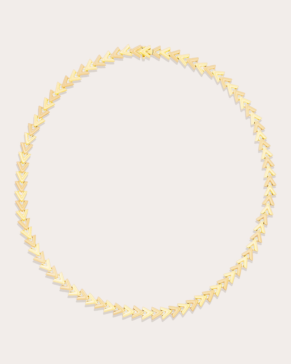 Spark 14K Gold Chevron Link Necklace