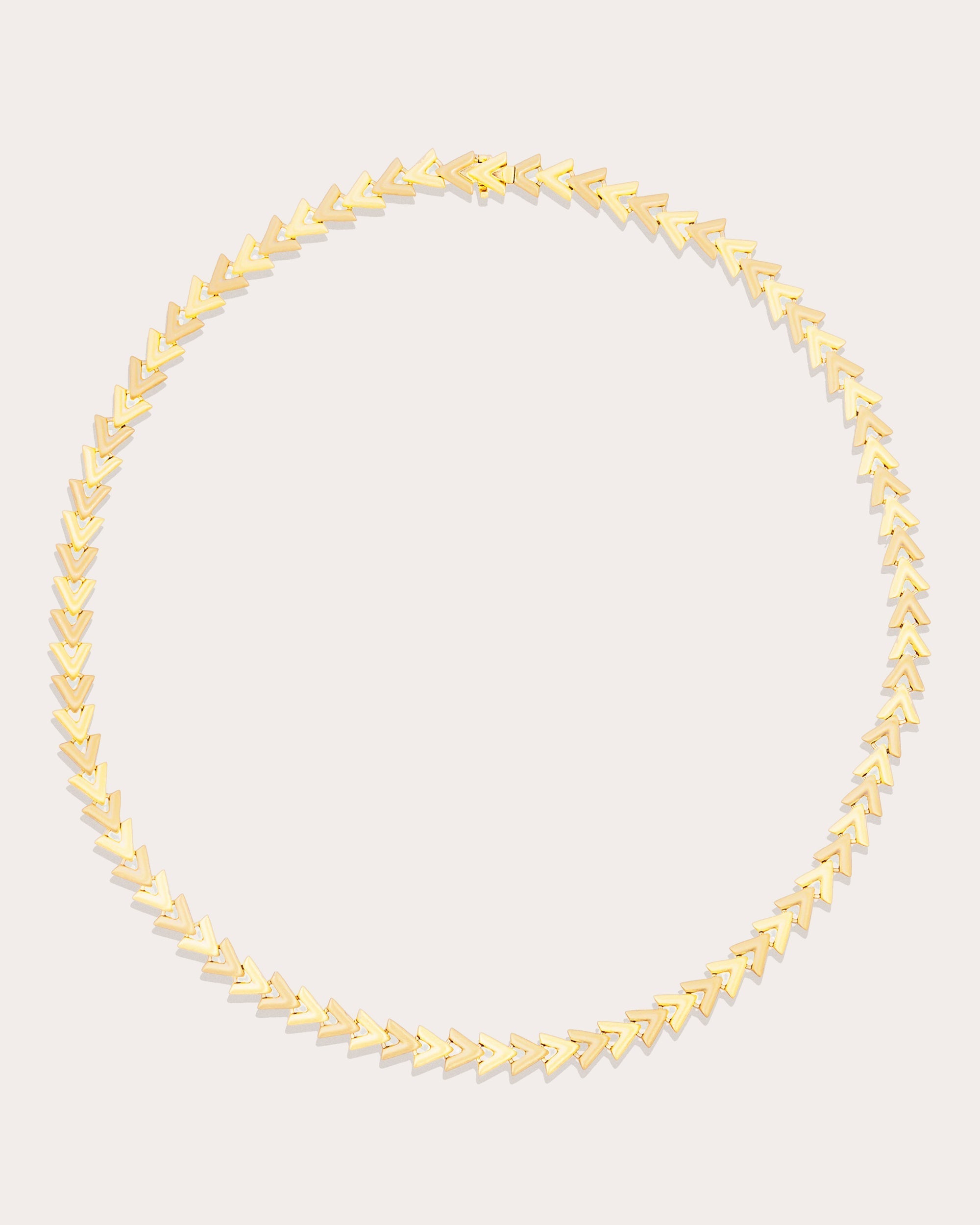 Spark 14K Gold Chevron Link Necklace