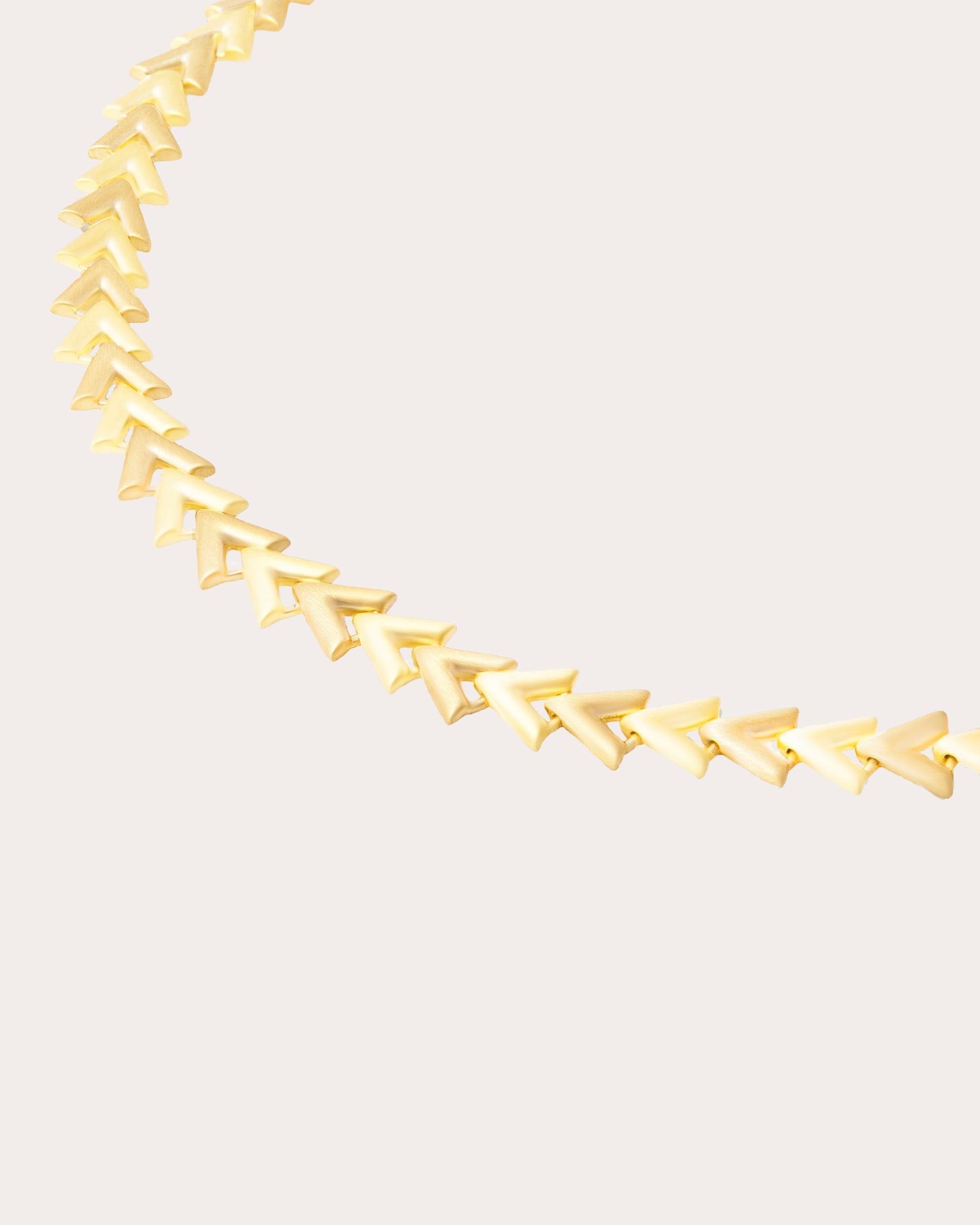 Spark 14K Gold Chevron Link Necklace