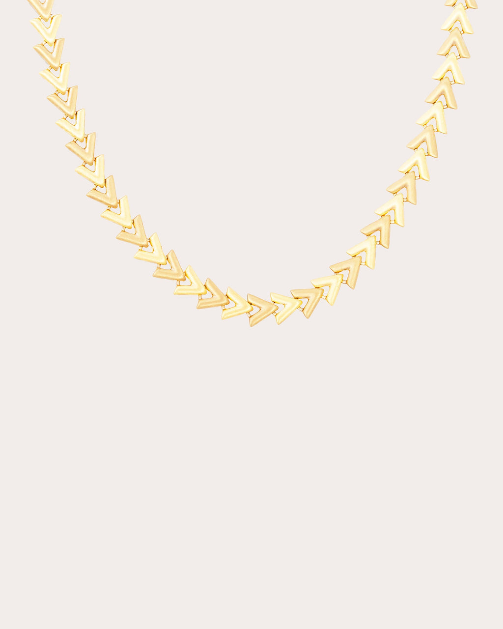 Spark 14K Gold Chevron Link Necklace