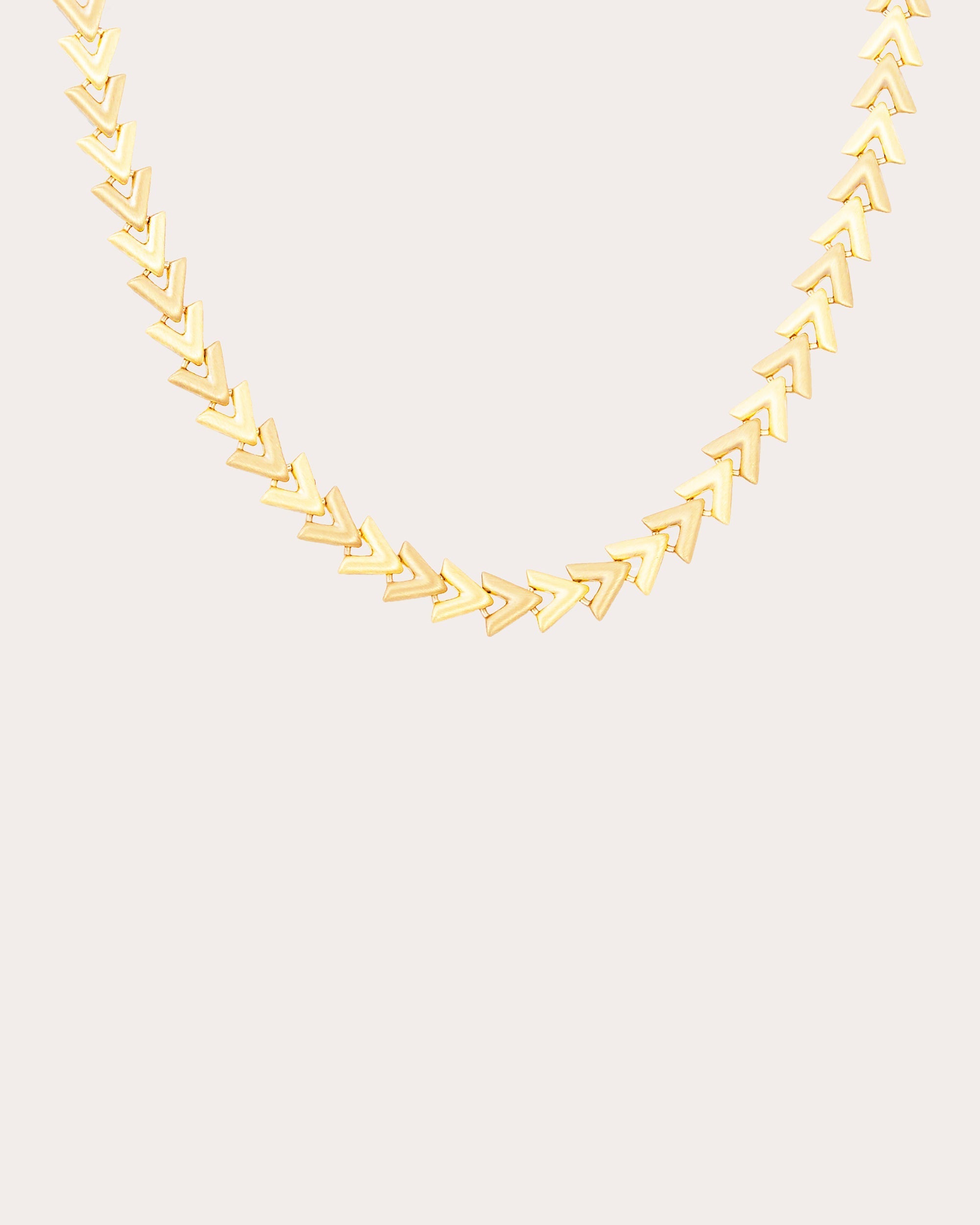Spark 14K Gold Chevron Link Necklace
