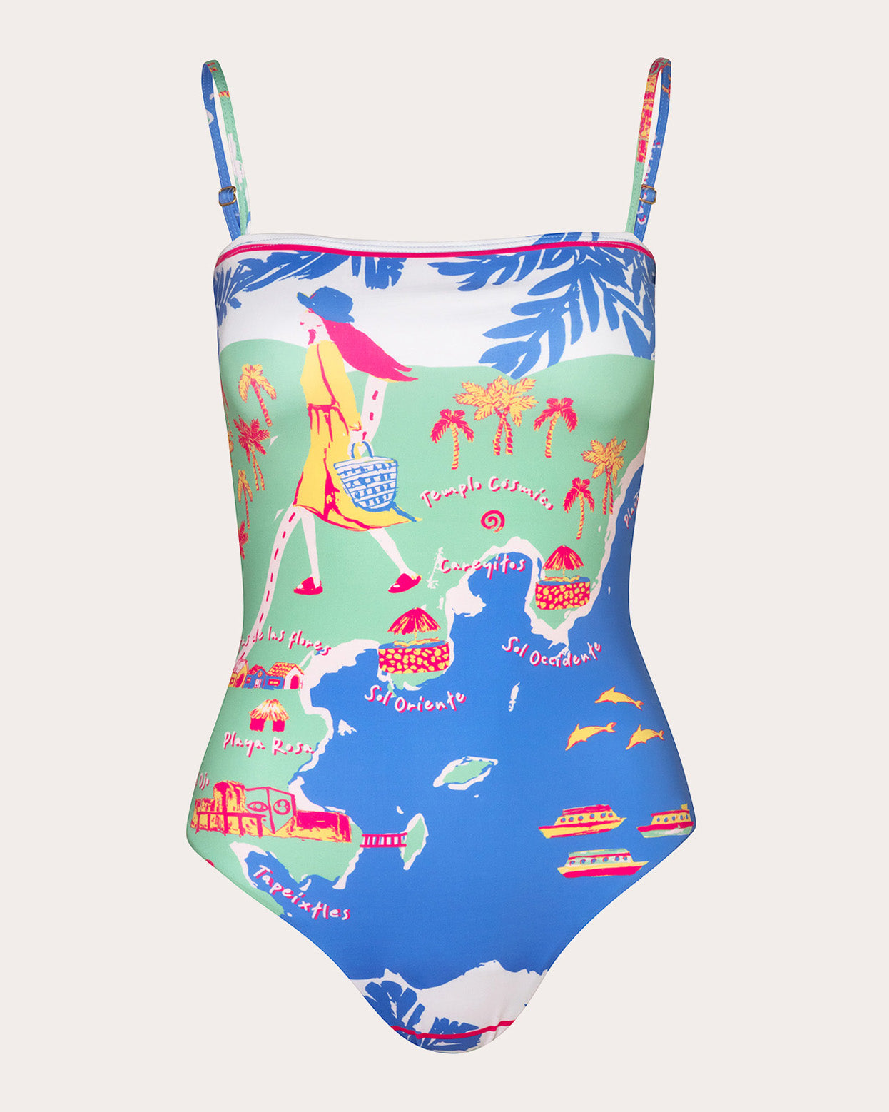 Sumatra Careyes Printed Swimsuit