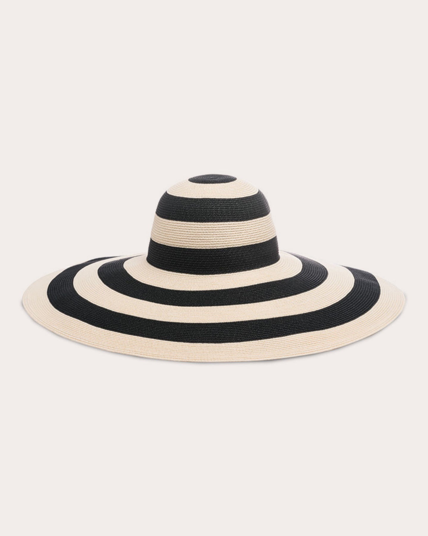 Sunny Striped Paper-Blend Sun Hat