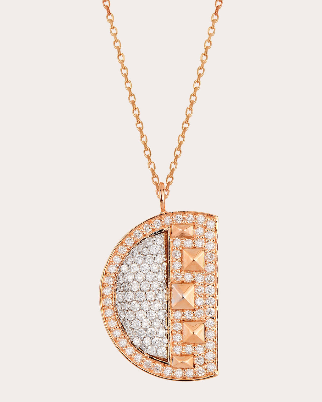 Cairo 18K Gold Diamond Pendant Necklace