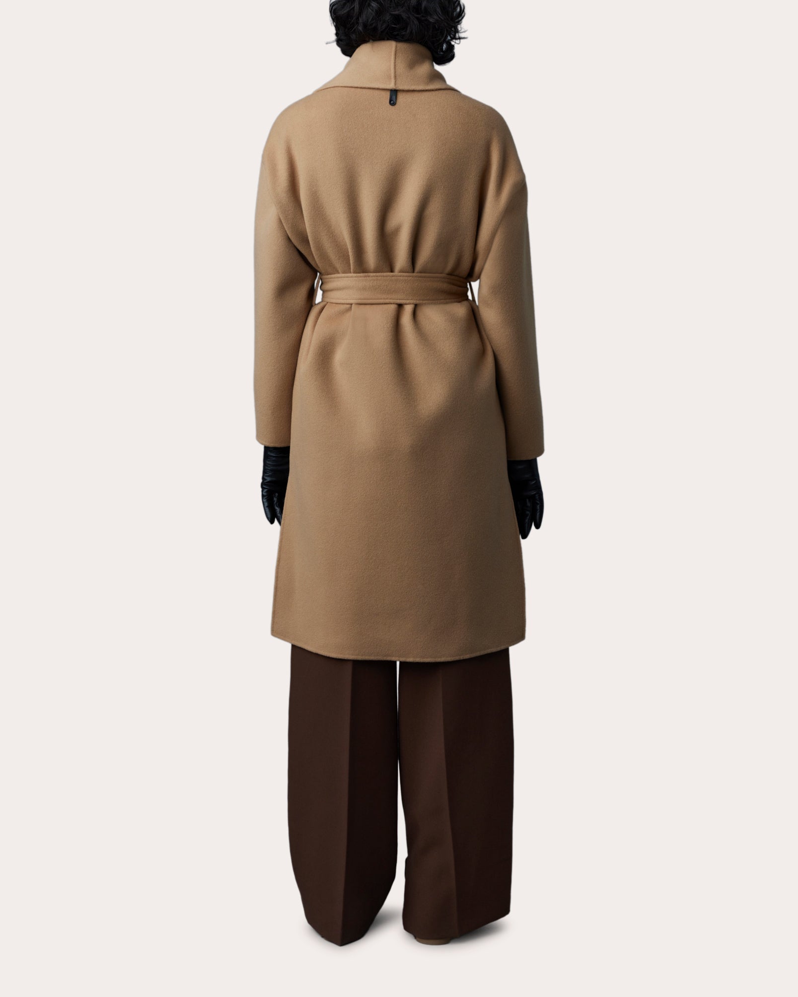 Thalia Double-Faced Wrap Coat