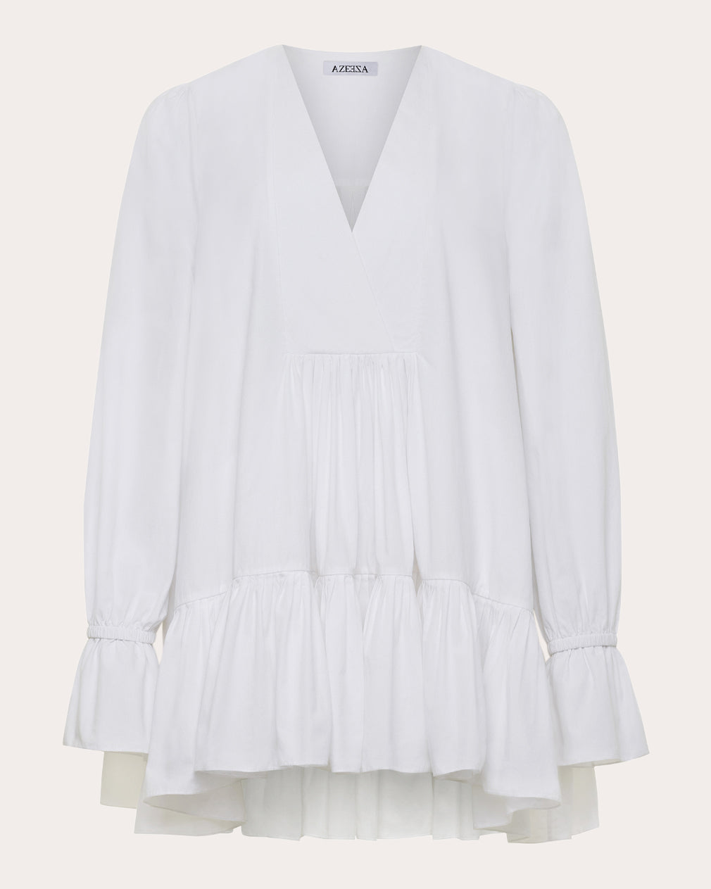 Thistle Tiered Cotton-Poplin Mini Dress