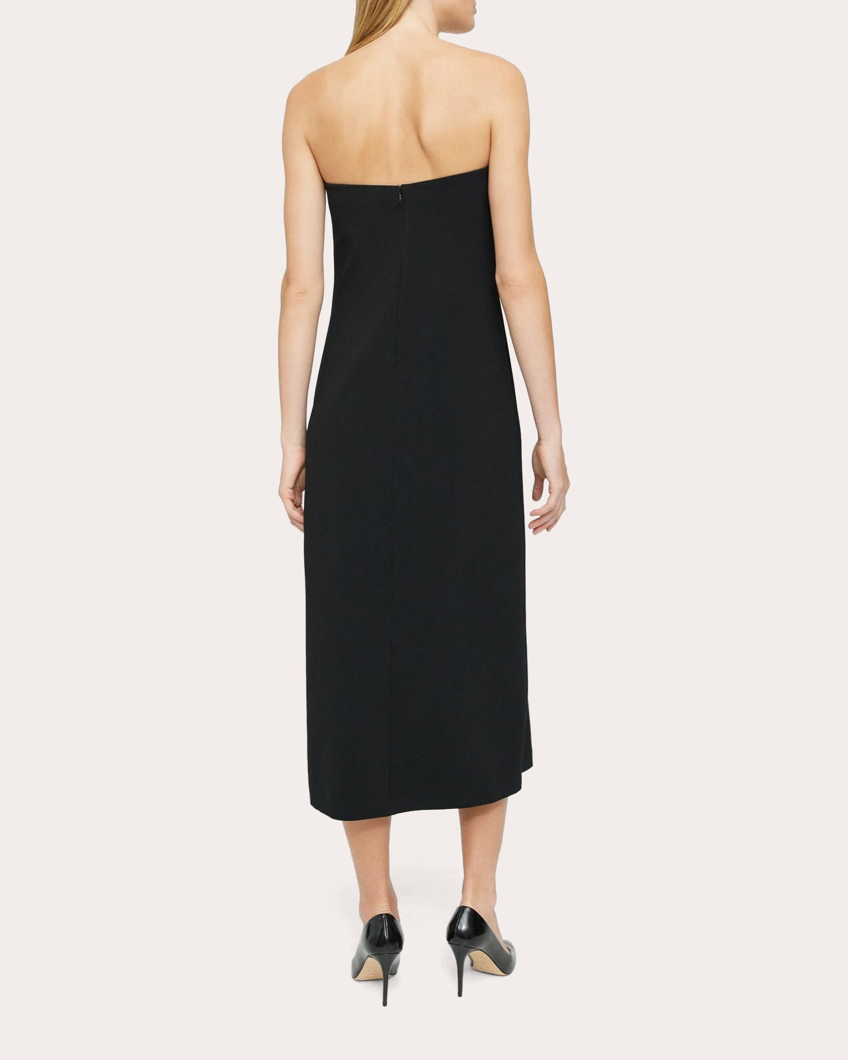 Classic Crepe Midi Dress