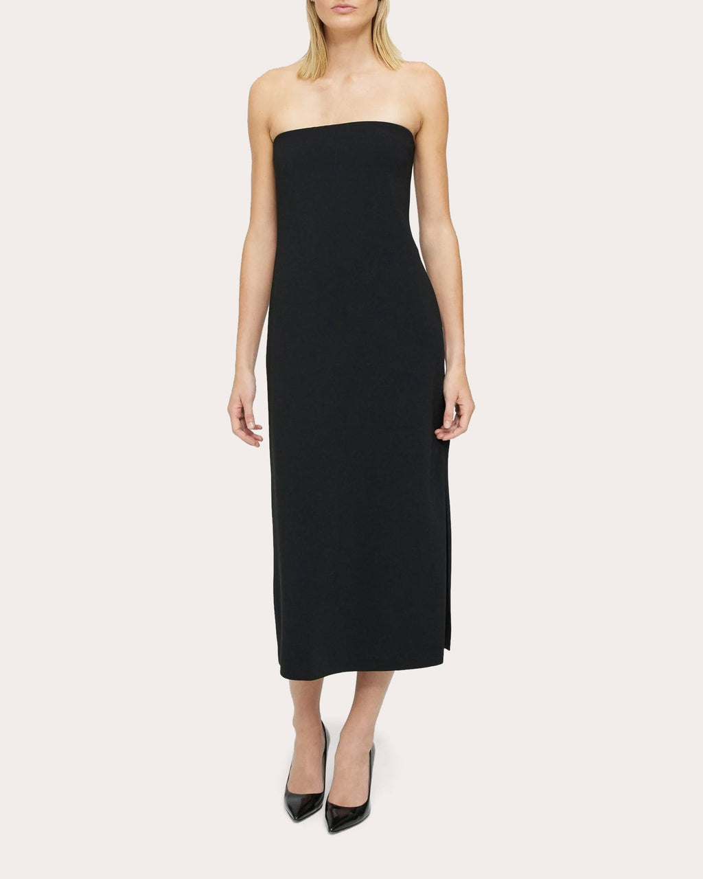 Classic Crepe Midi Dress