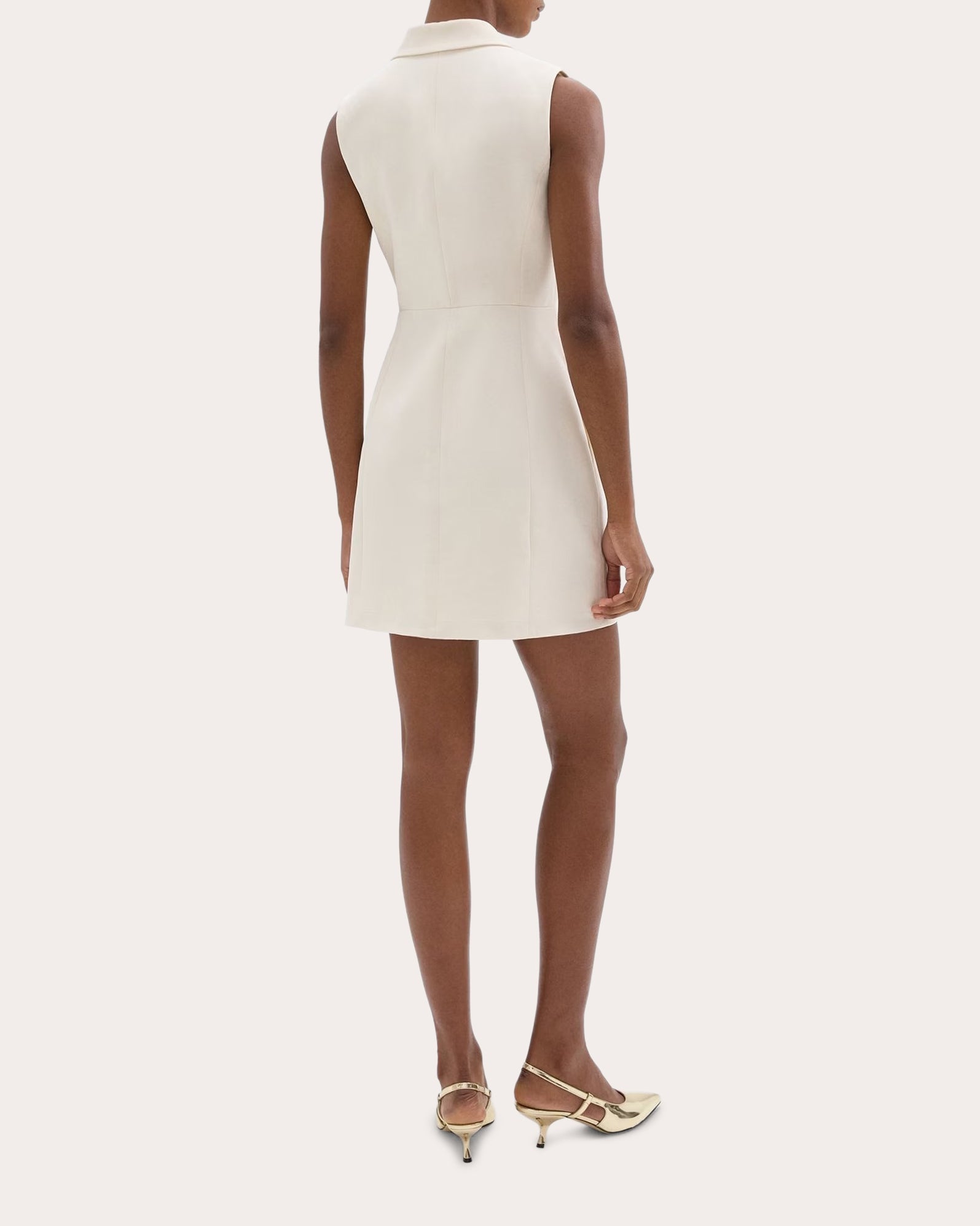 Crepe Mini Dress
