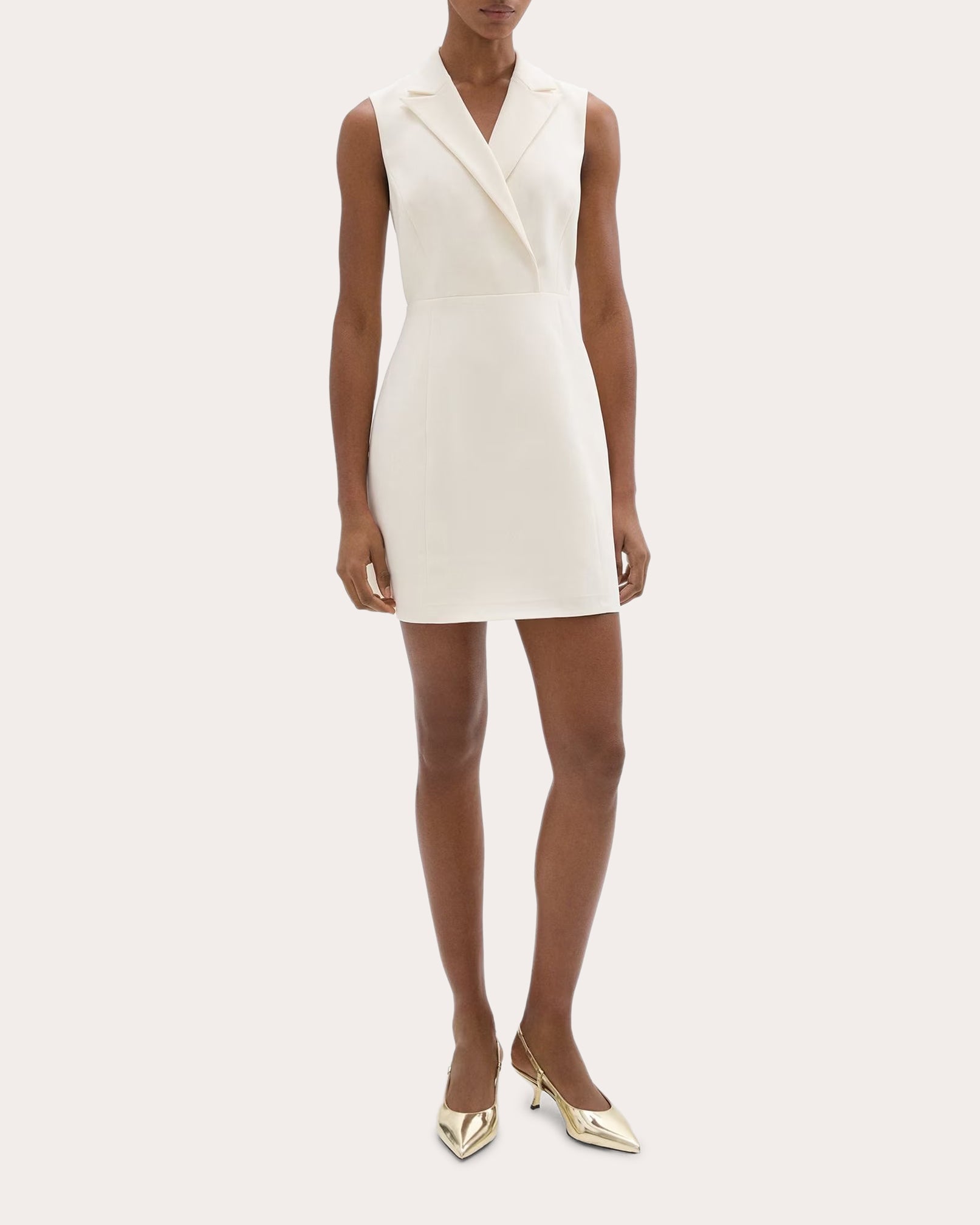 Crepe Mini Dress