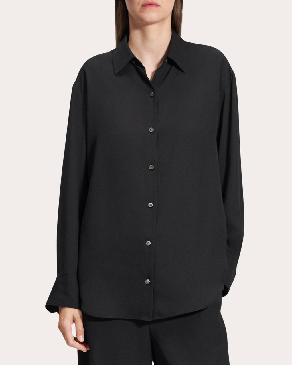 Button-Up Boyfriend Shirt