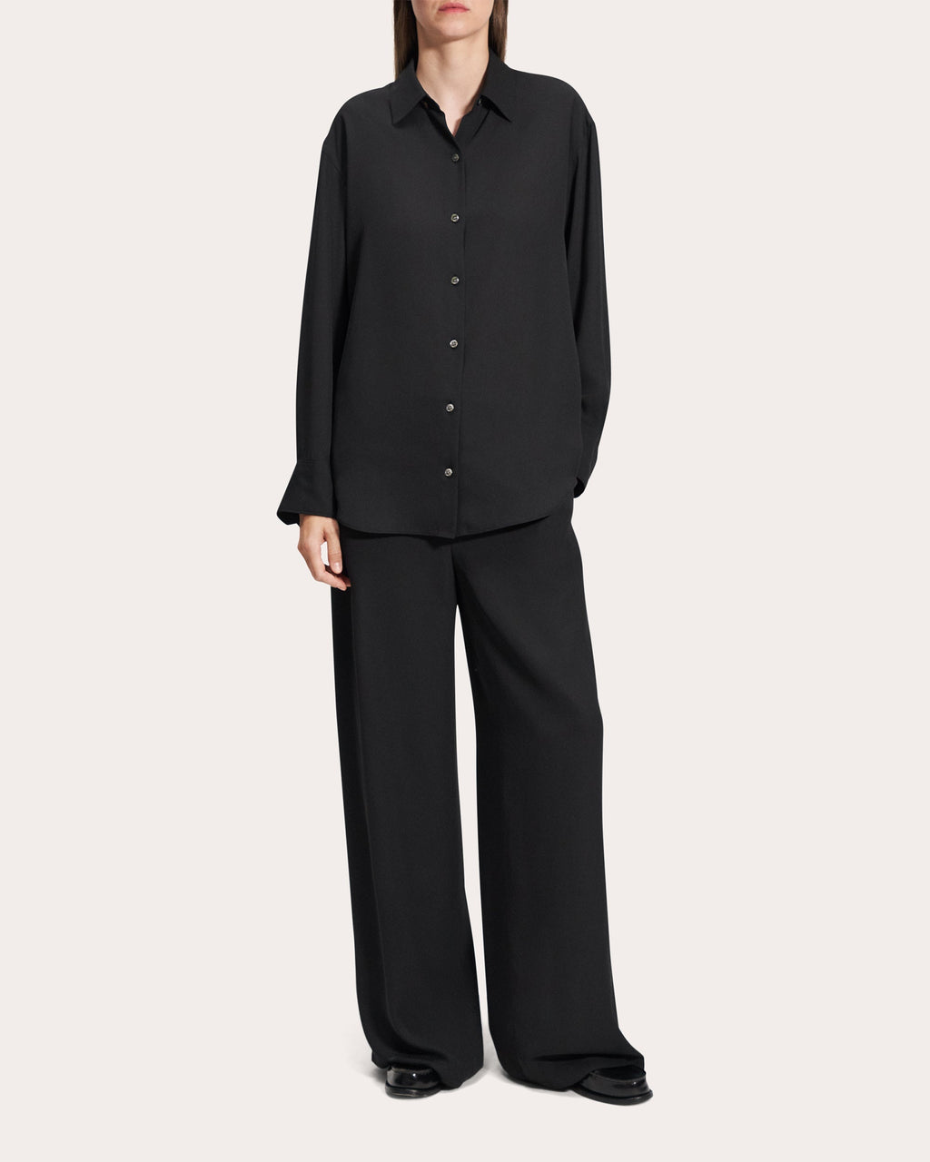 Button-Up Boyfriend Shirt