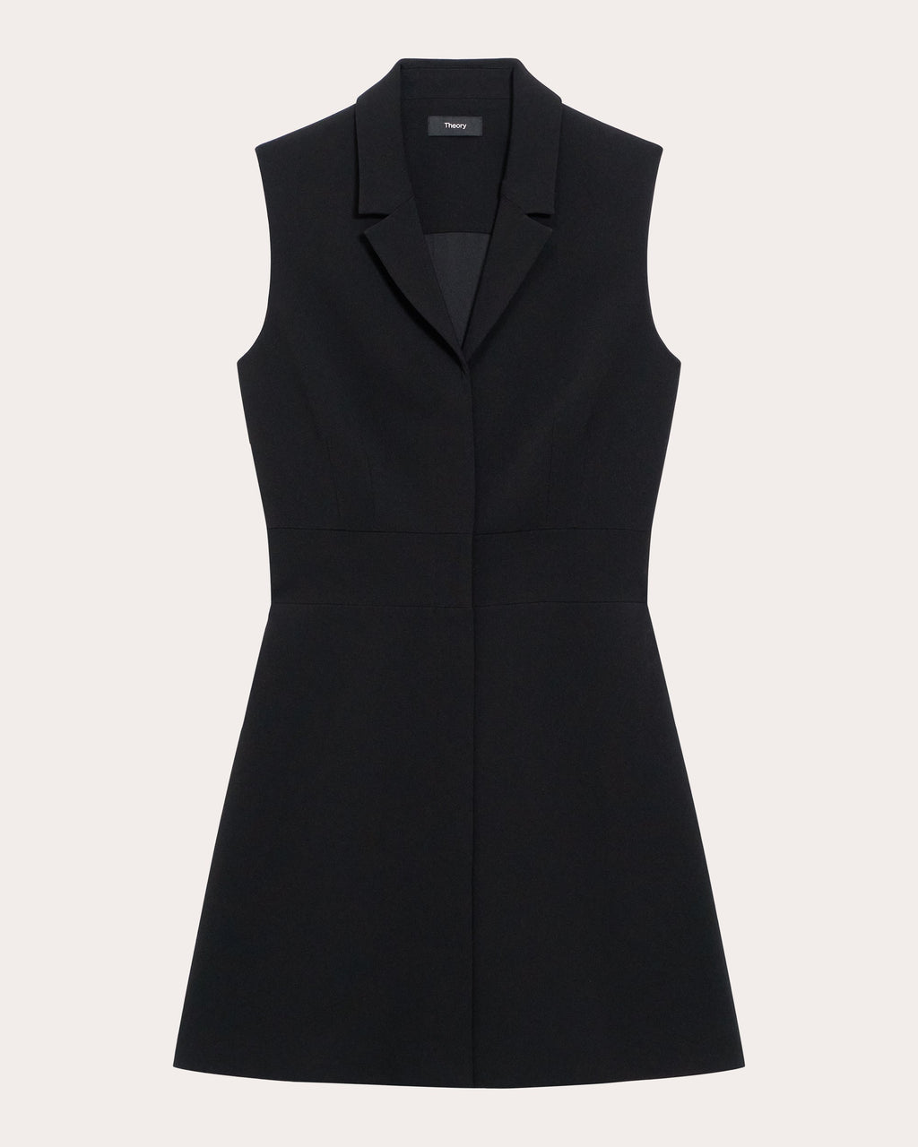 Sleeveless Collared Mini Dress