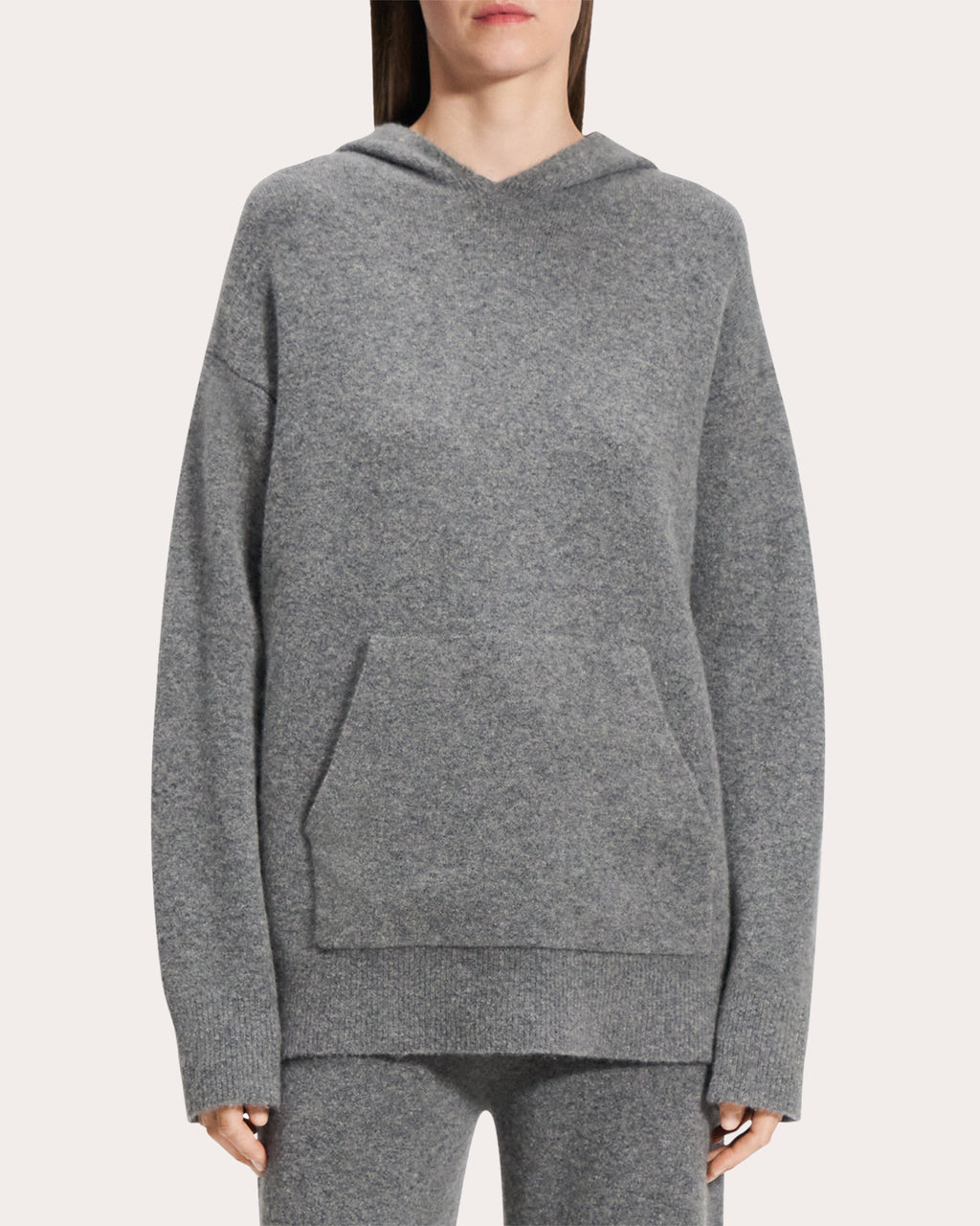 Oversized Wool-Blend Cozy Hoodie