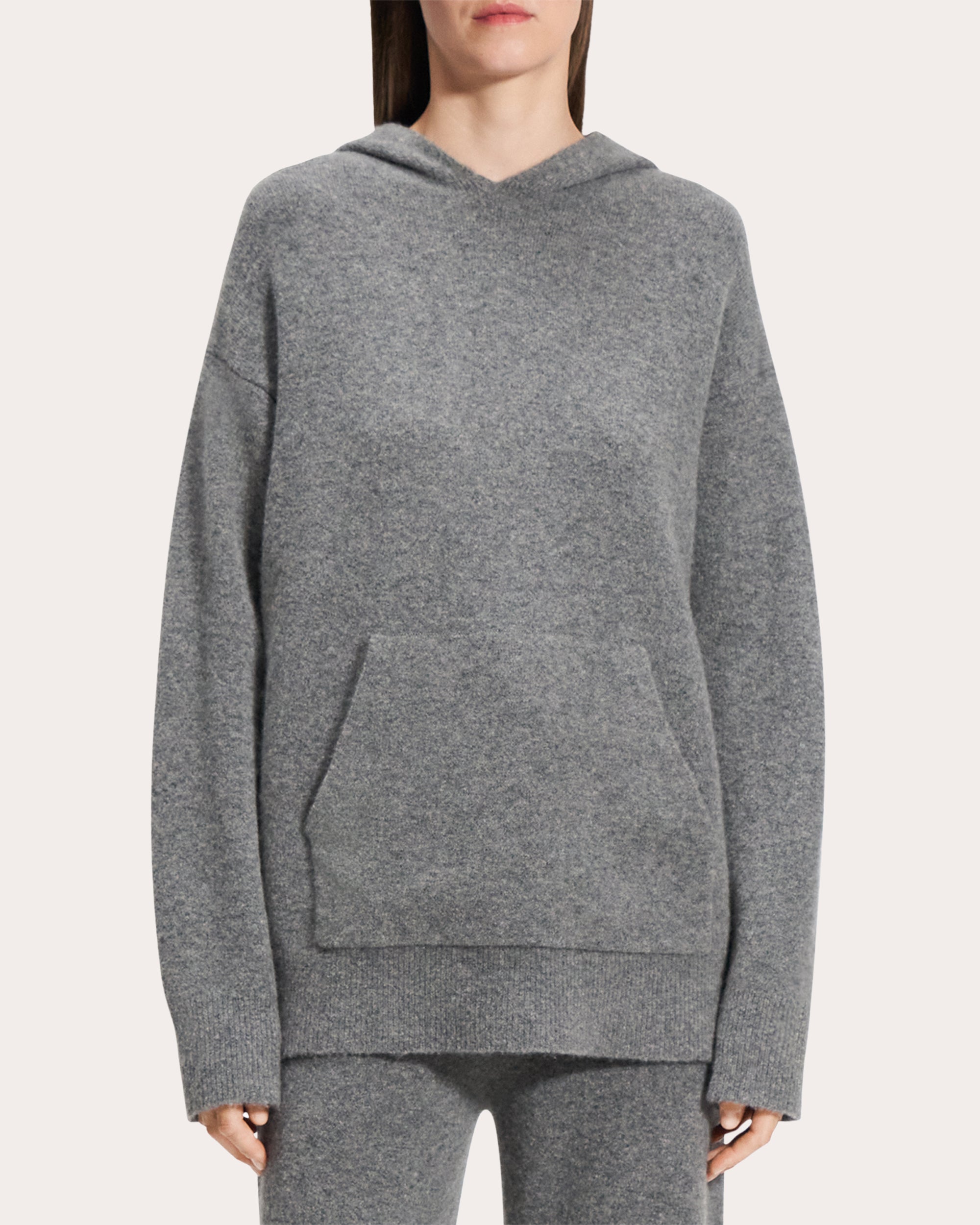 Oversized Wool-Blend Cozy Hoodie
