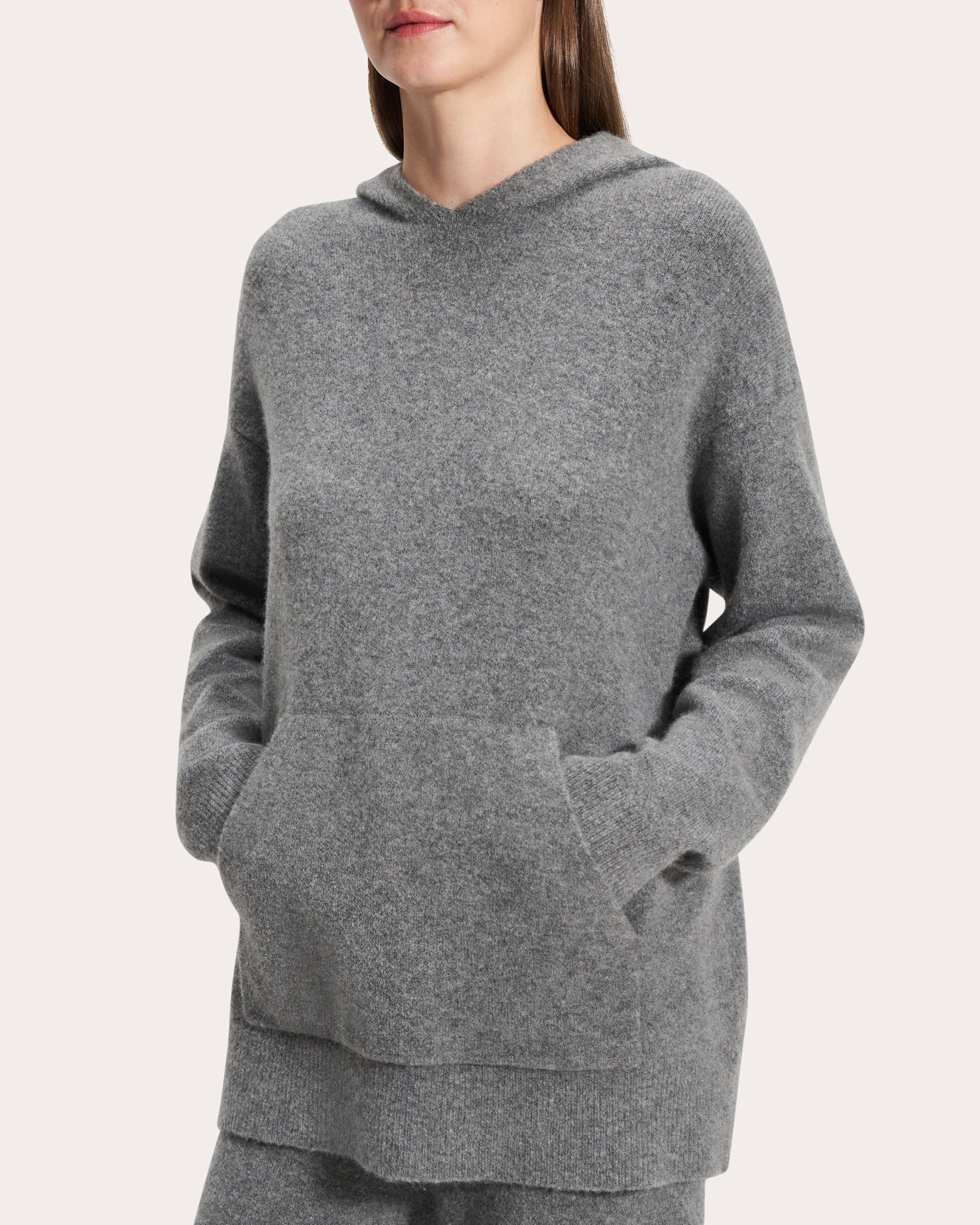 Oversized Wool-Blend Cozy Hoodie