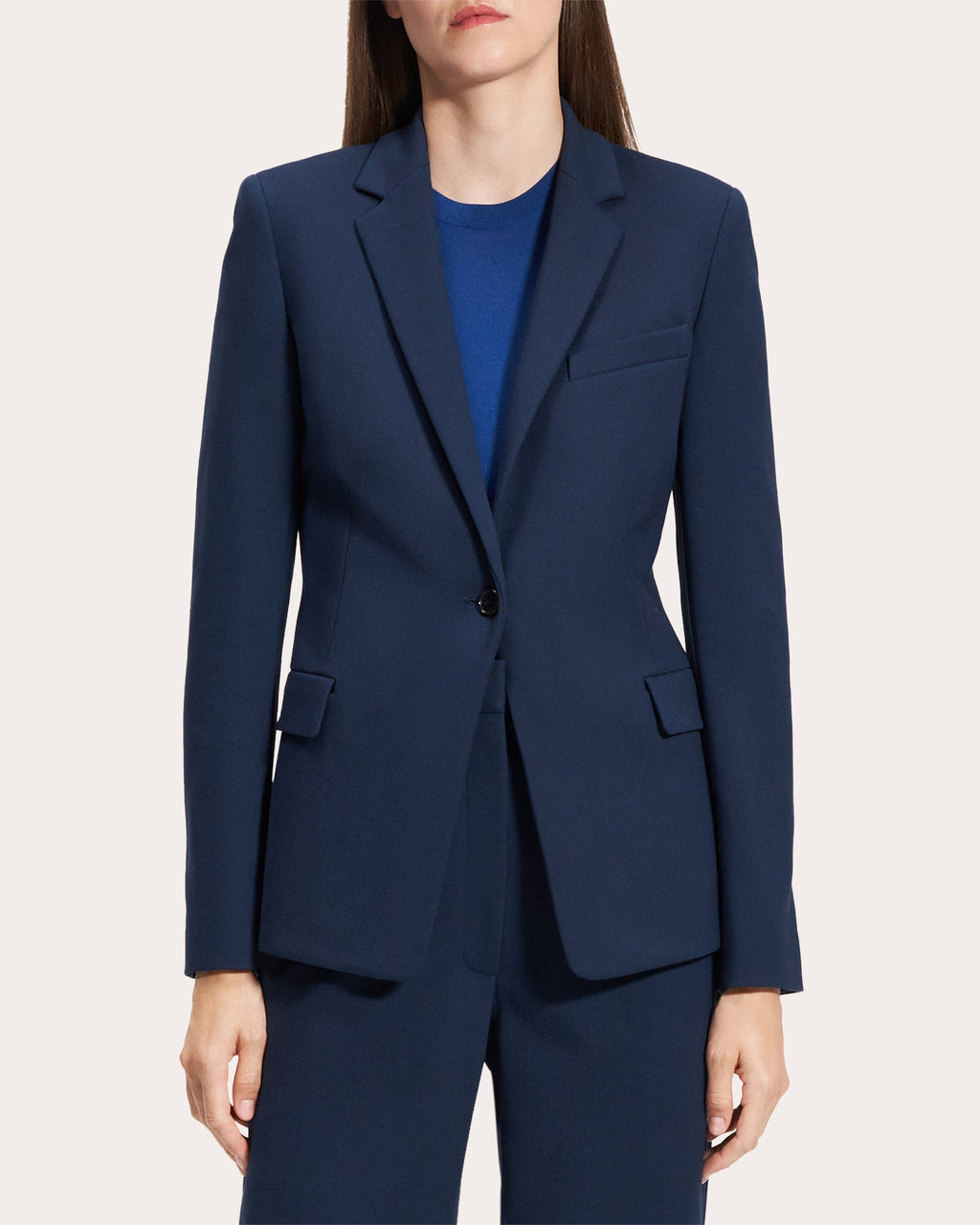 Slim Single-Breasted Blazer