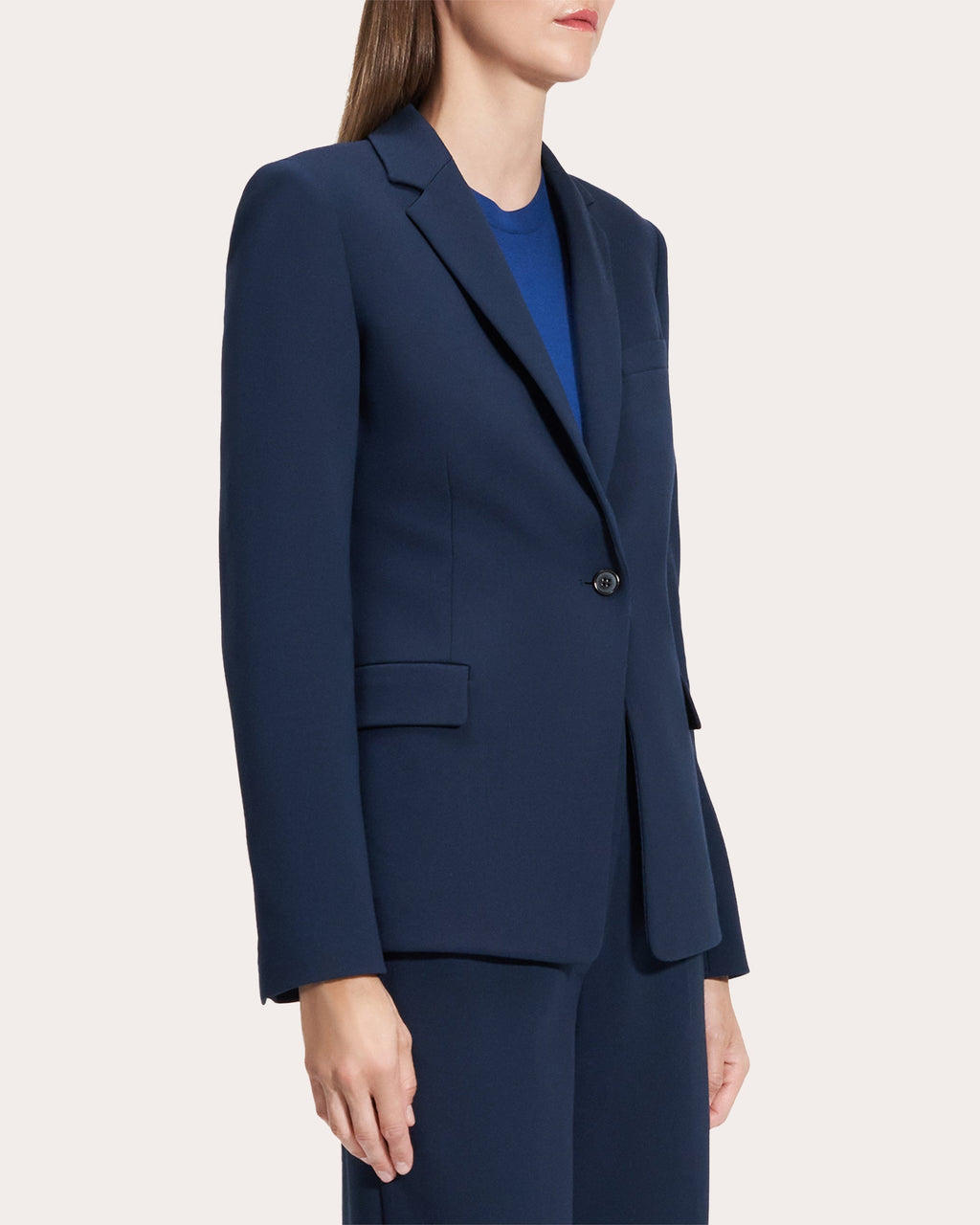 Slim Single-Breasted Blazer