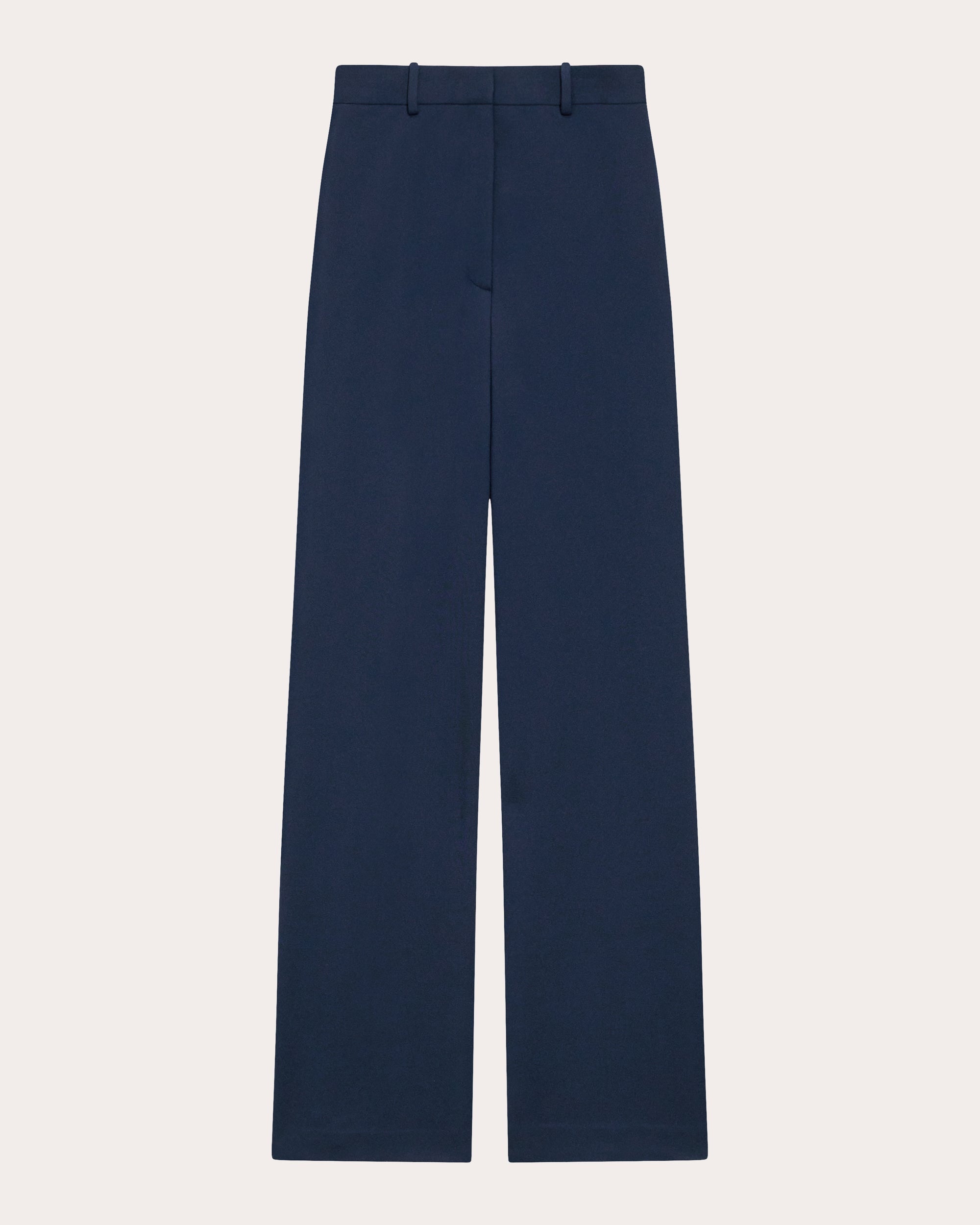 Classic Creased Straight-Leg Trousers