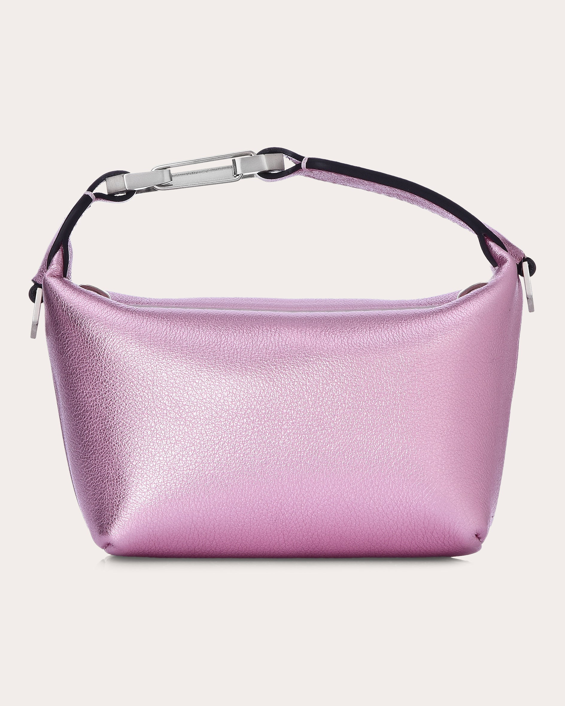 Tiny Moon Laminated-Leather Shoulder Bag