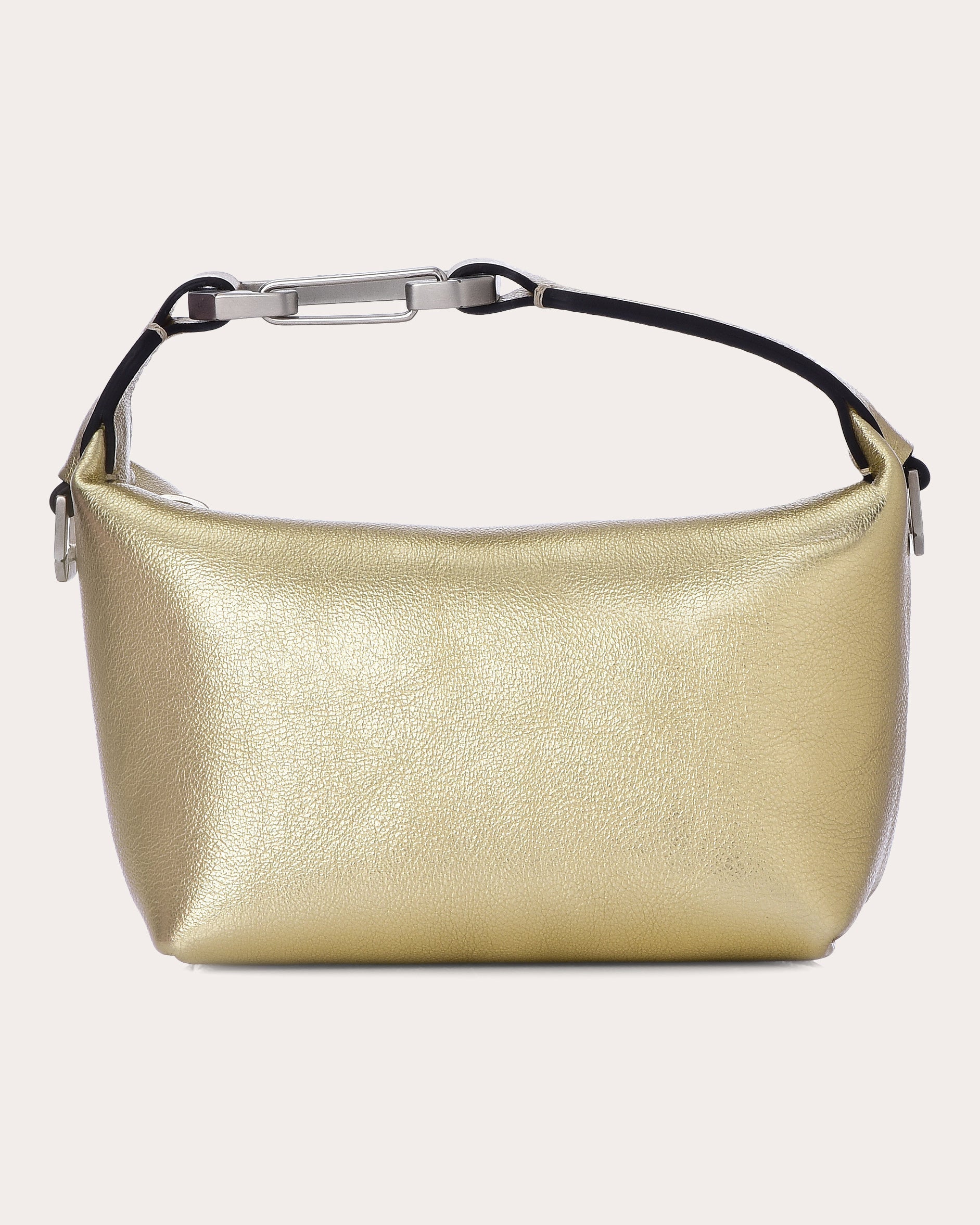 Tiny Moon Laminated-Leather Shoulder Bag