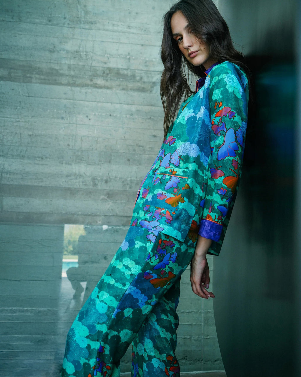 Tokyo Niwa Silk Pajama Set