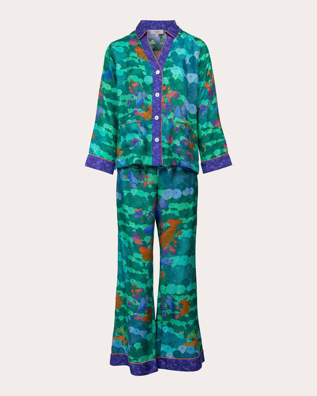 Tokyo Niwa Silk Pajama Set