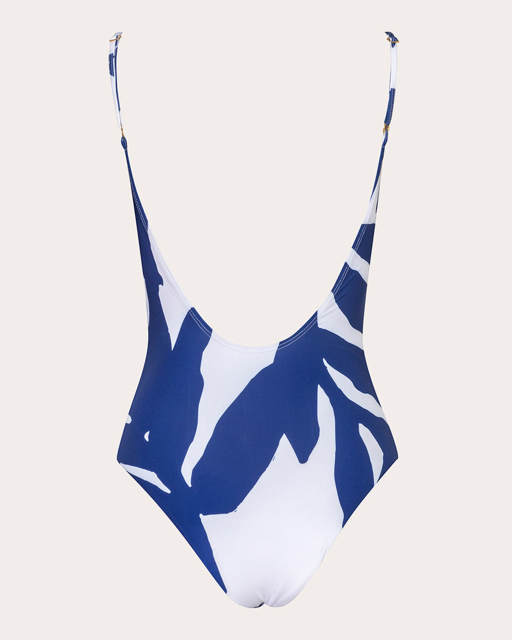 Tulum Palms Scoop-Back Swimsuit