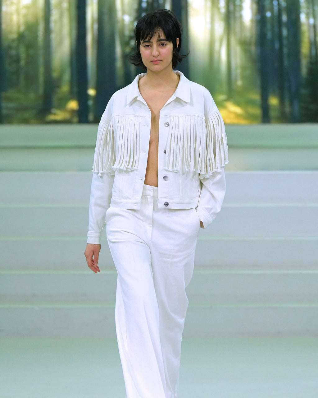 Kersee Fringe Denim Jacket