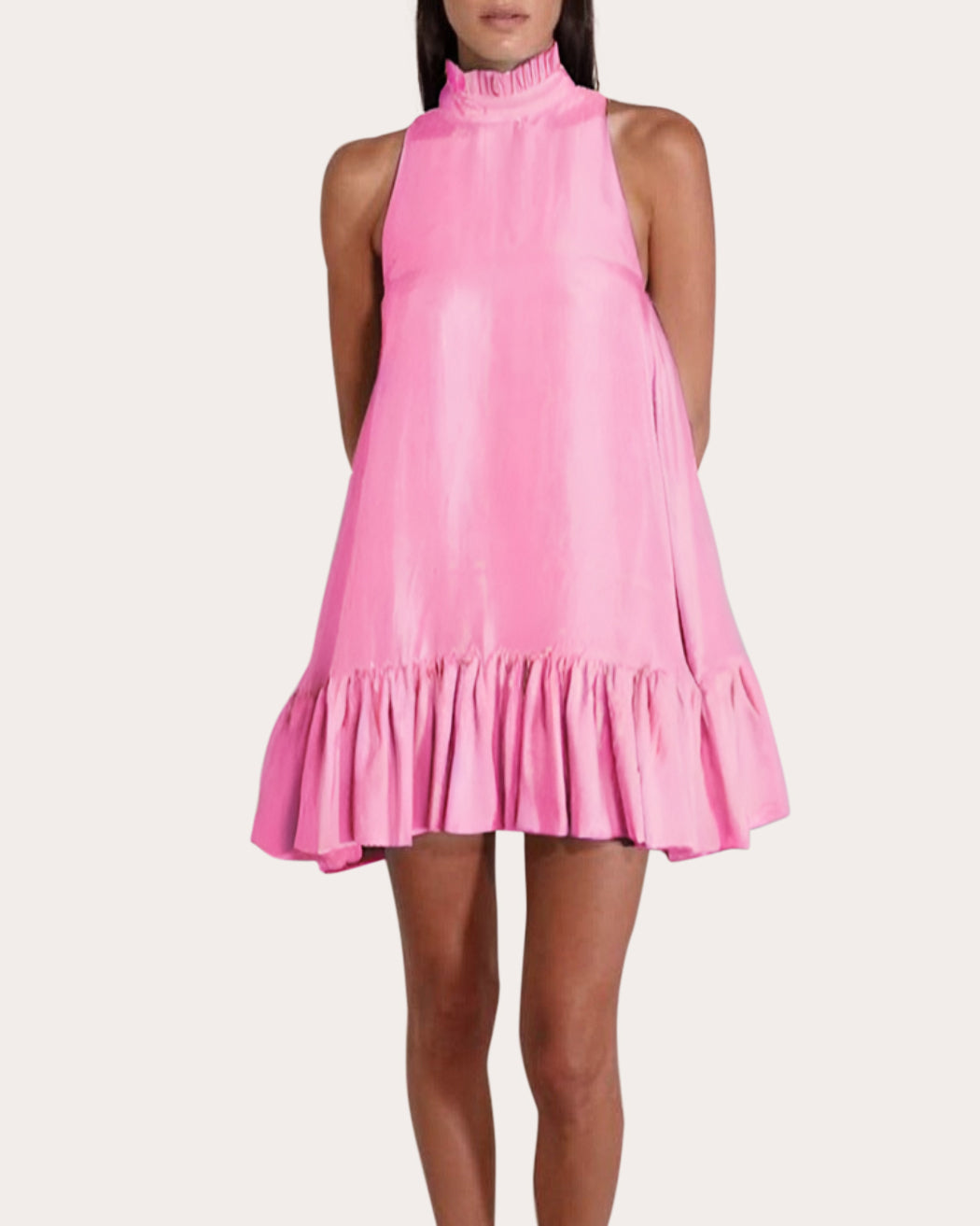 Alcott Tiered Silk Mini Dress