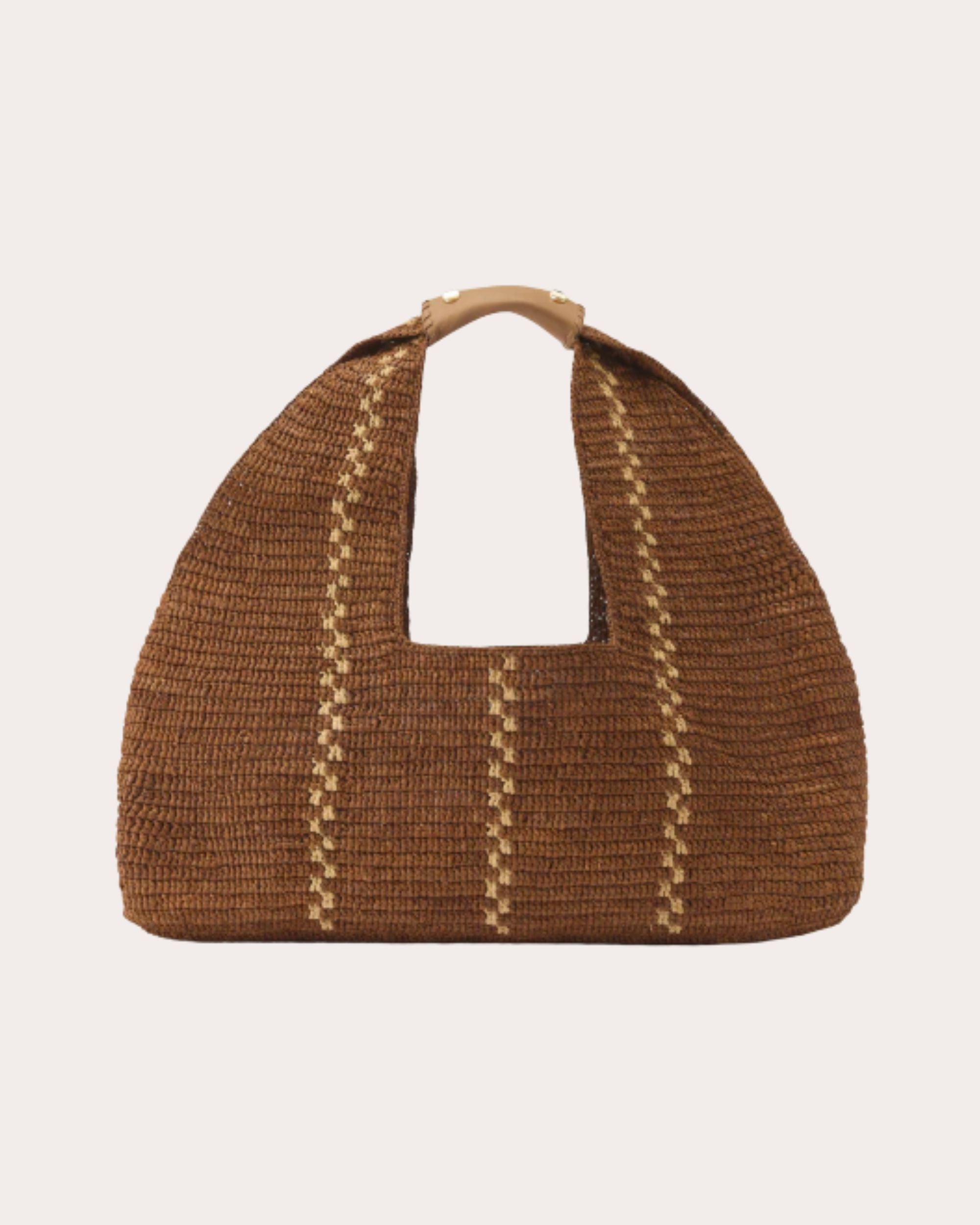 Large Euphoria Raffia Stitch Tote Bag