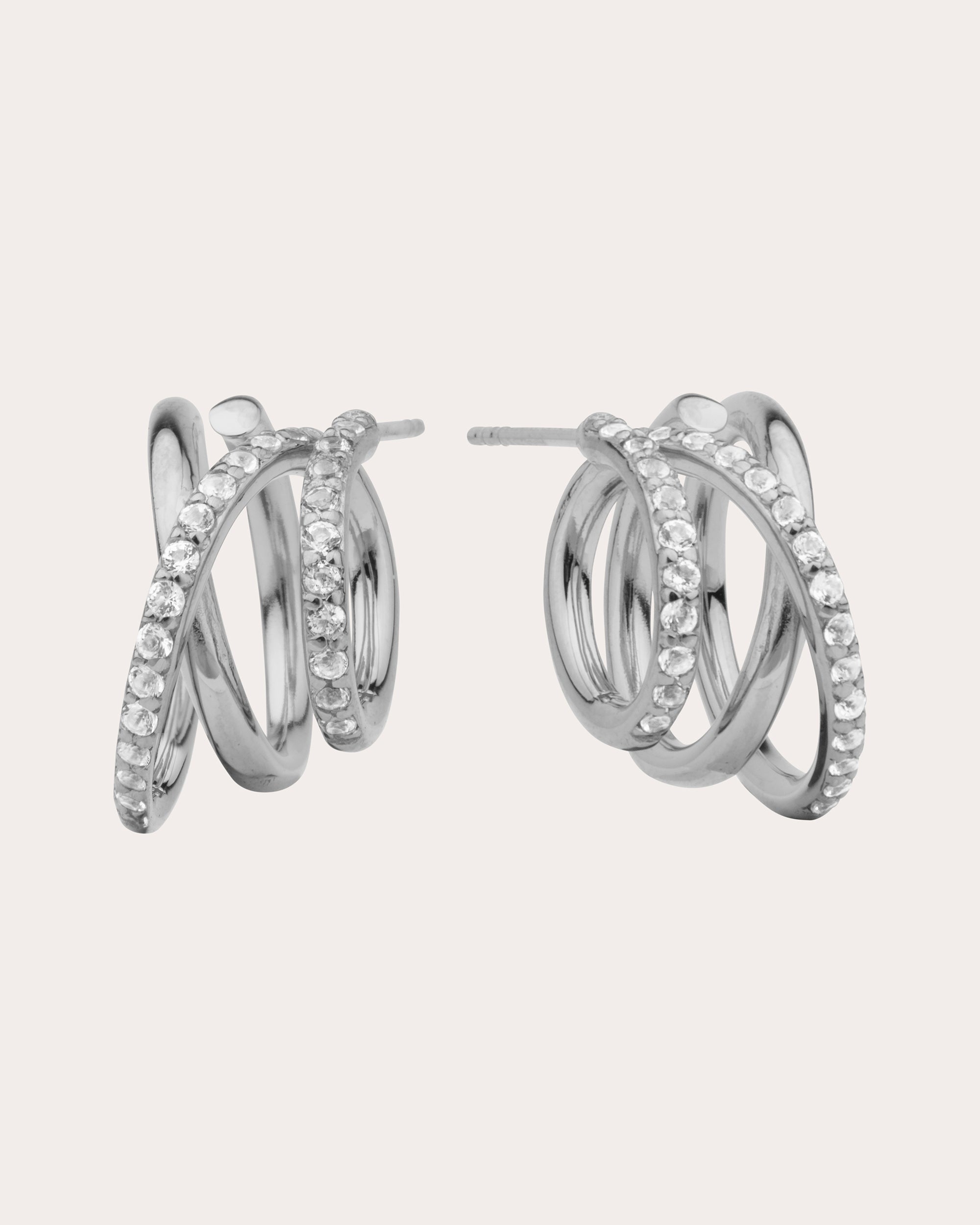 Flow Huggie Earrings