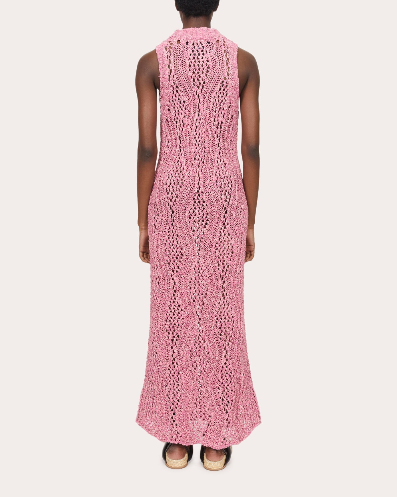 Vague Knit Maxi Dress