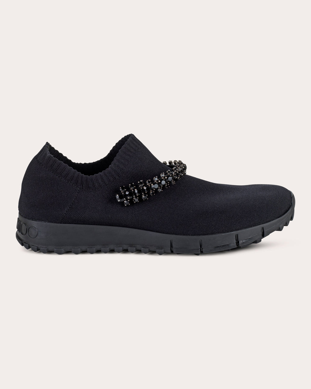Verona Crystal-Embellished Knit Sneaker