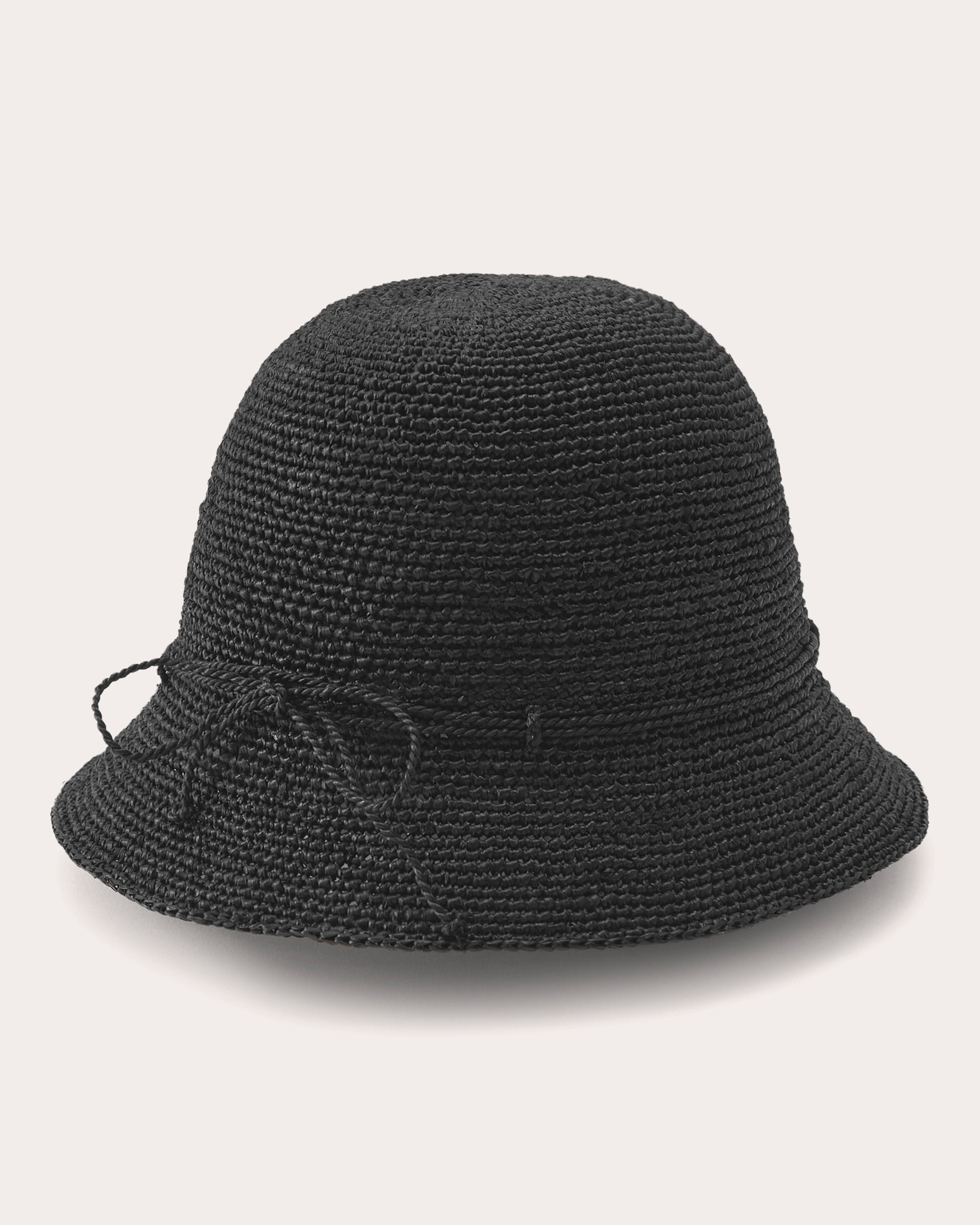 Villa 6 Crocheted-Raffia Cloche