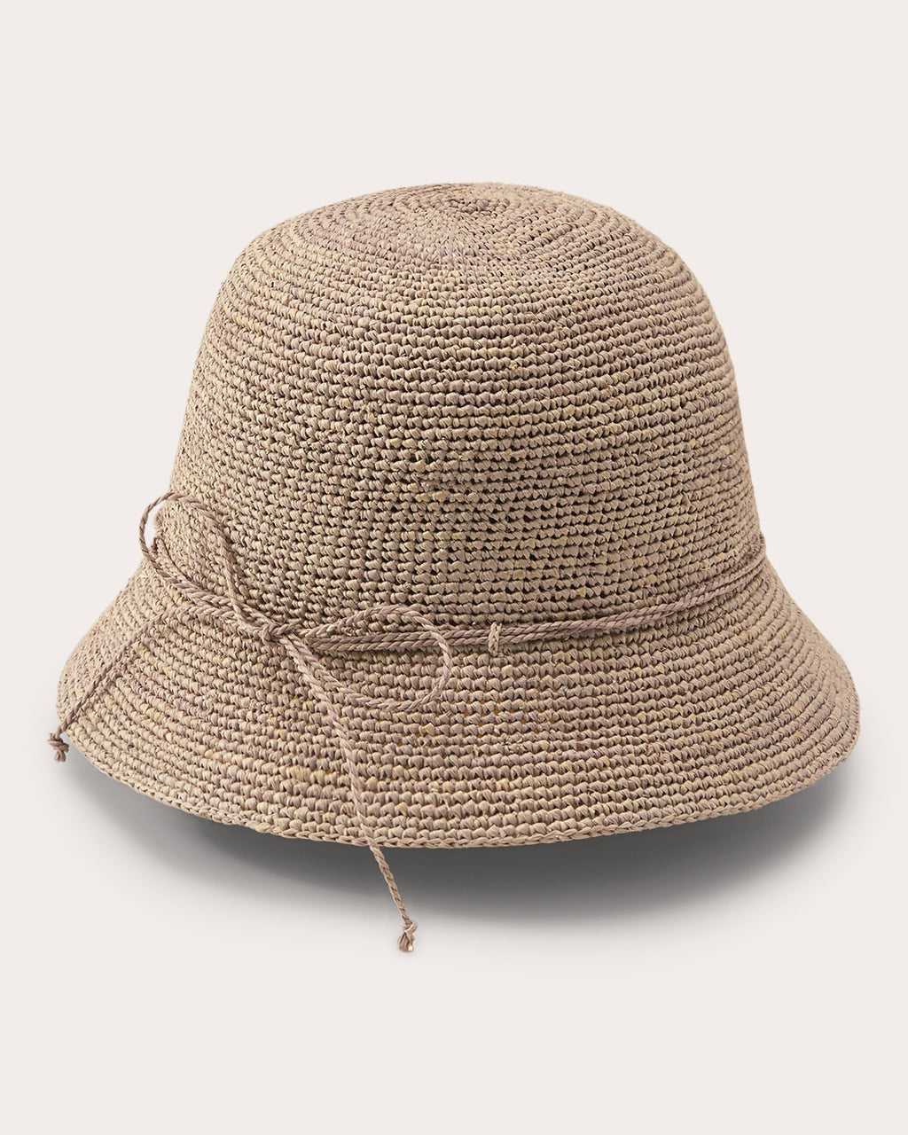 Villa 6 Crocheted-Raffia Cloche