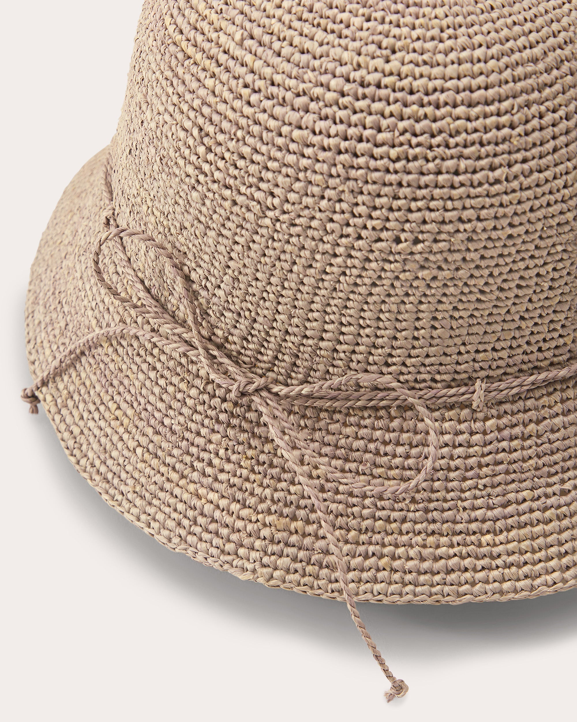 Villa 6 Crocheted-Raffia Cloche