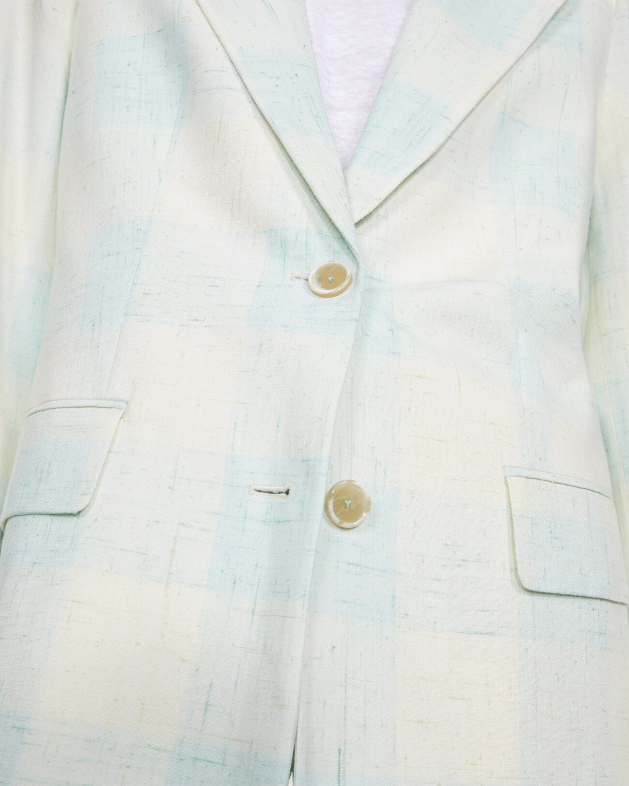 Violante Silk Check Blazer