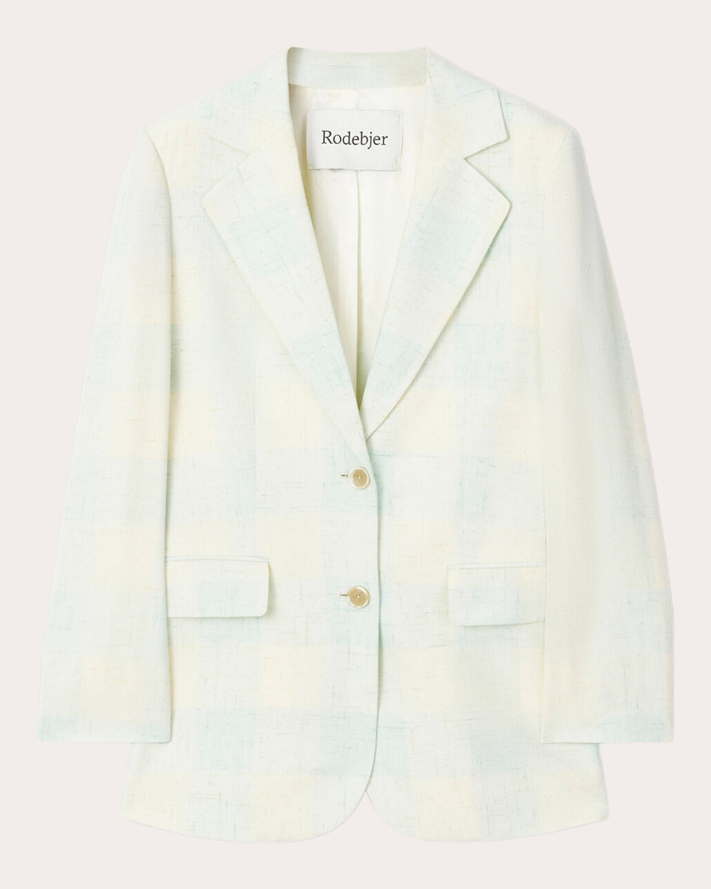 Violante Silk Check Blazer