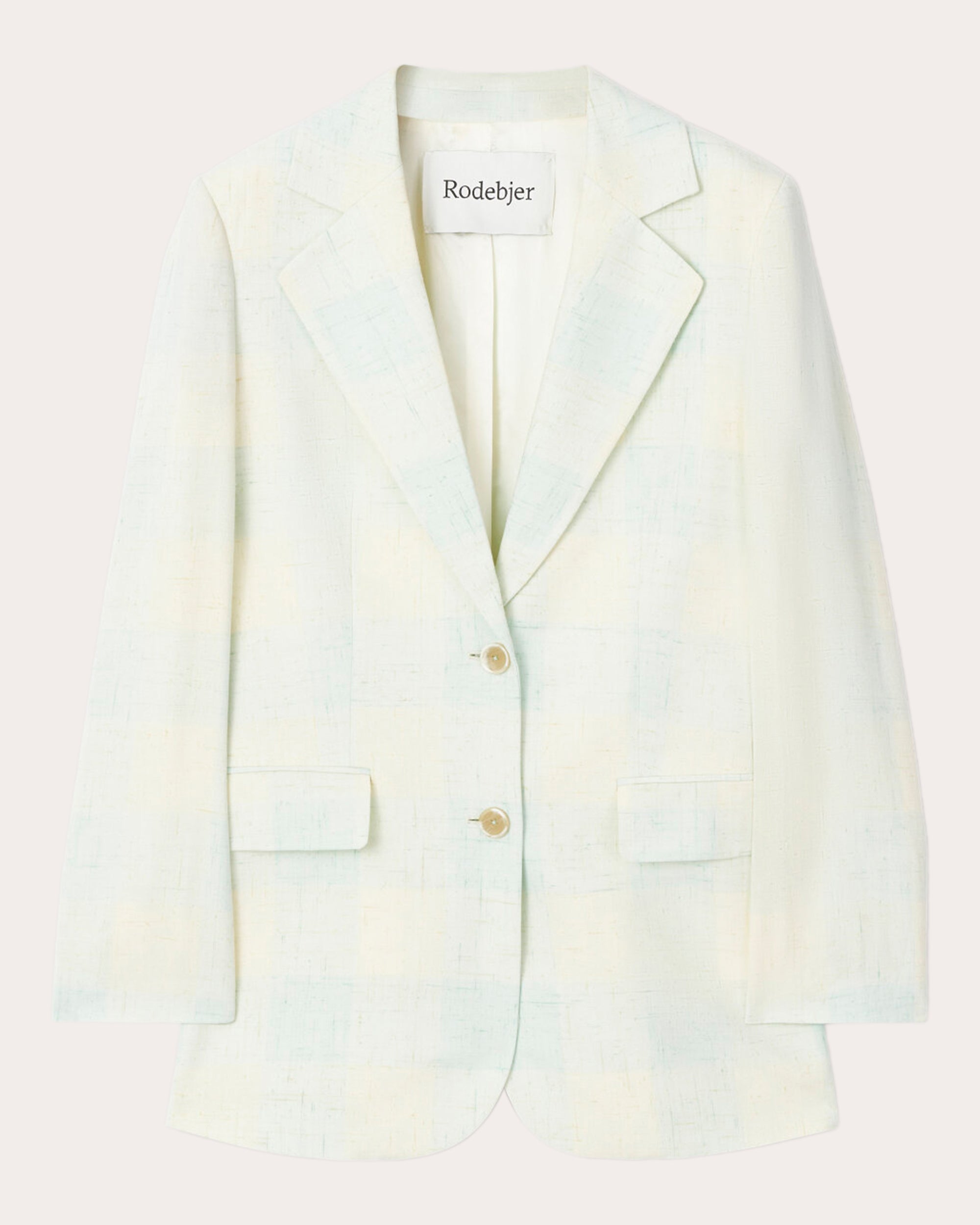 Violante Silk Check Blazer