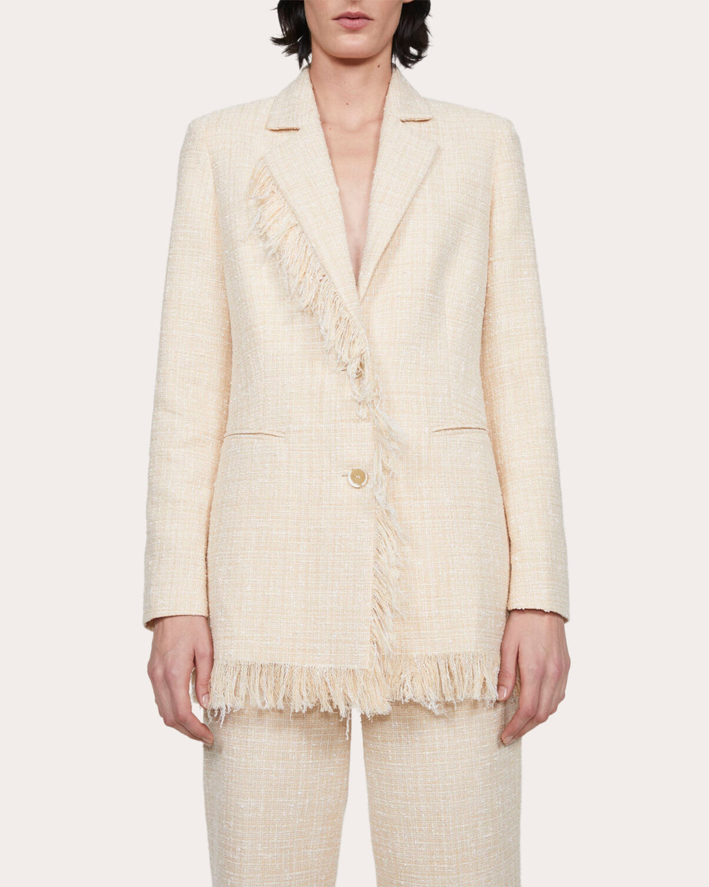Viv Oversized Fringe Blazer