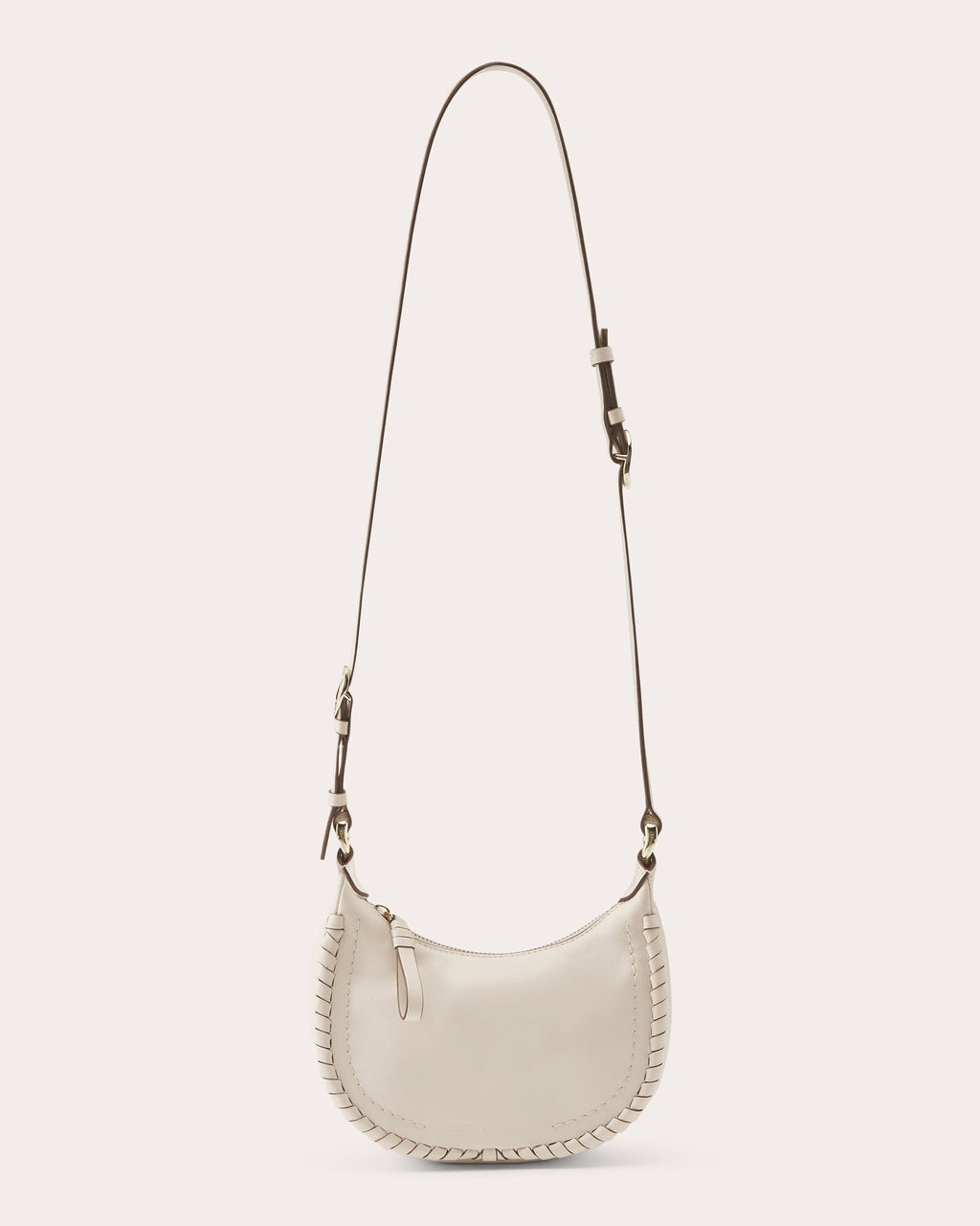 Mini Vivie Leather Hobo Bag