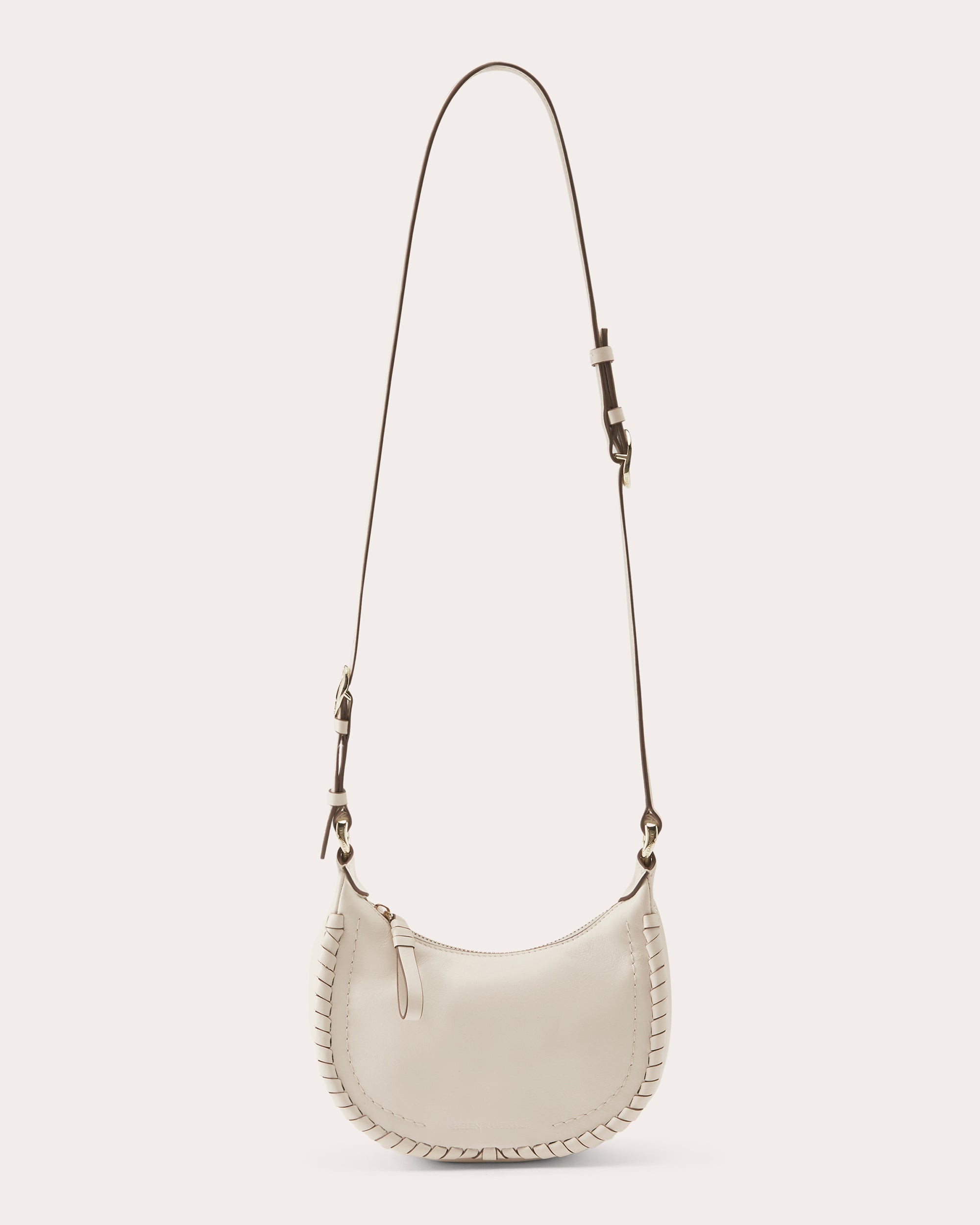Mini Vivie Leather Hobo Bag